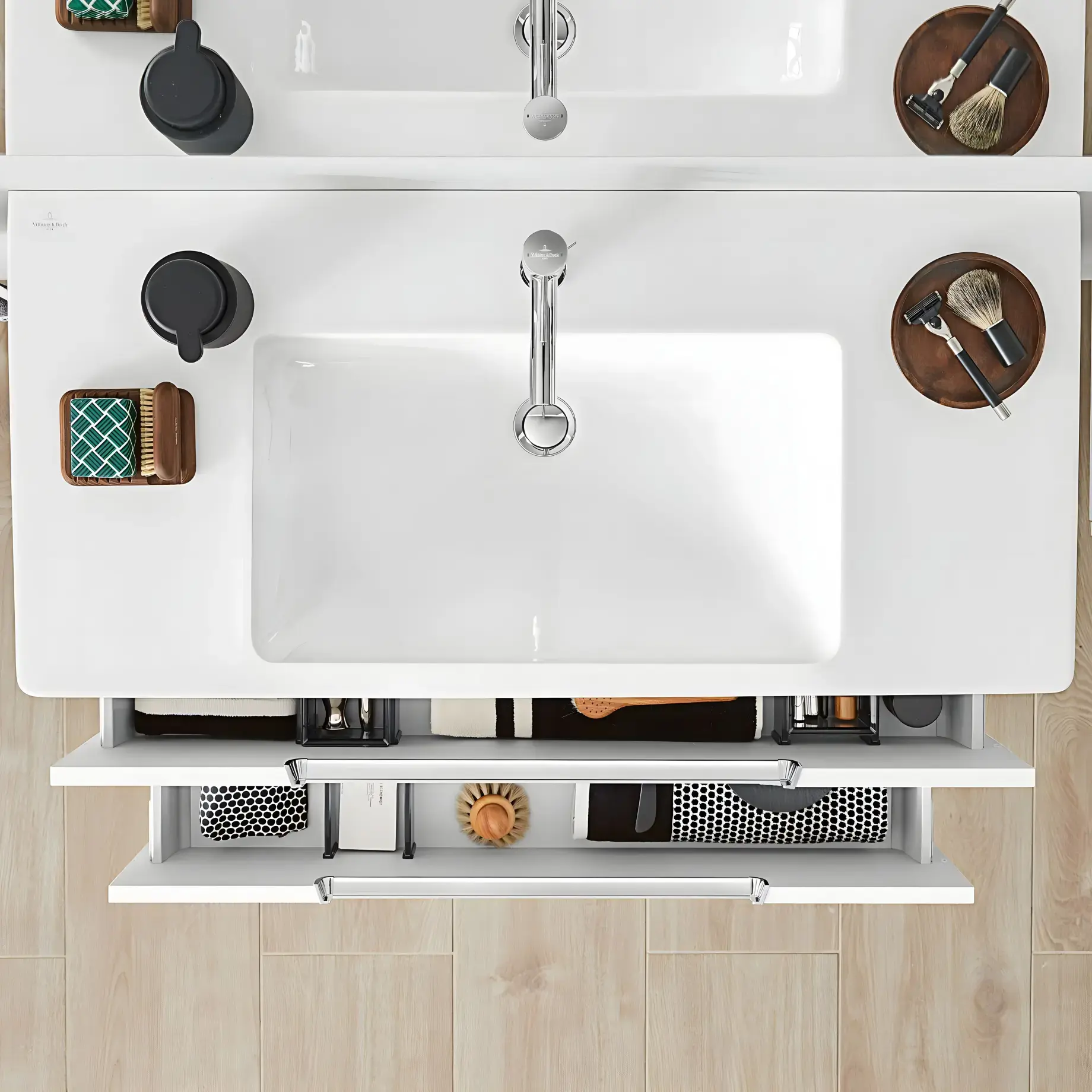 Умивальник Subway 2.0 Villeroy & Boch 7175A001 Alpine White — вид згори