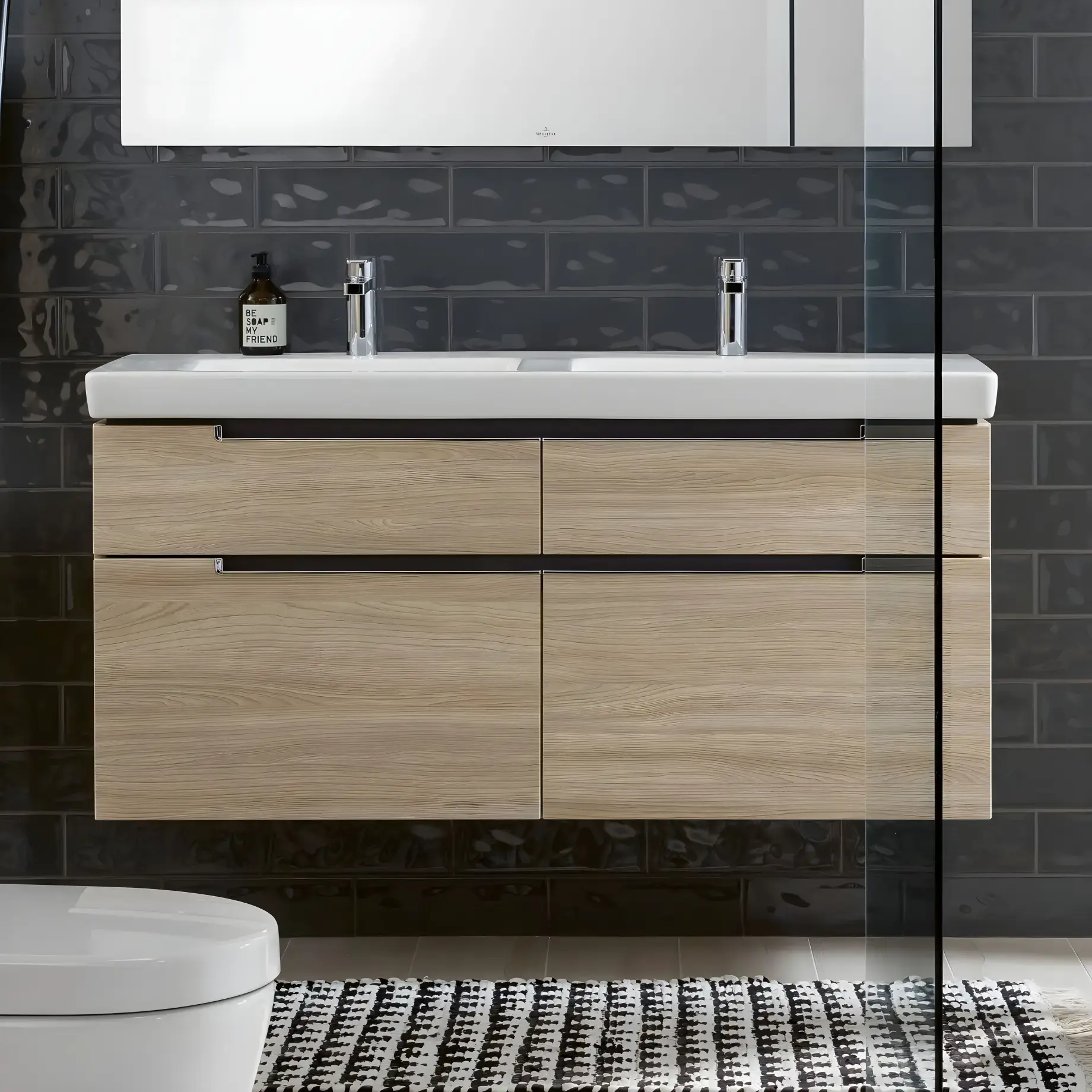 Умивальник Subway 2.0 Villeroy & Boch 7175D001 — бічний ракурс