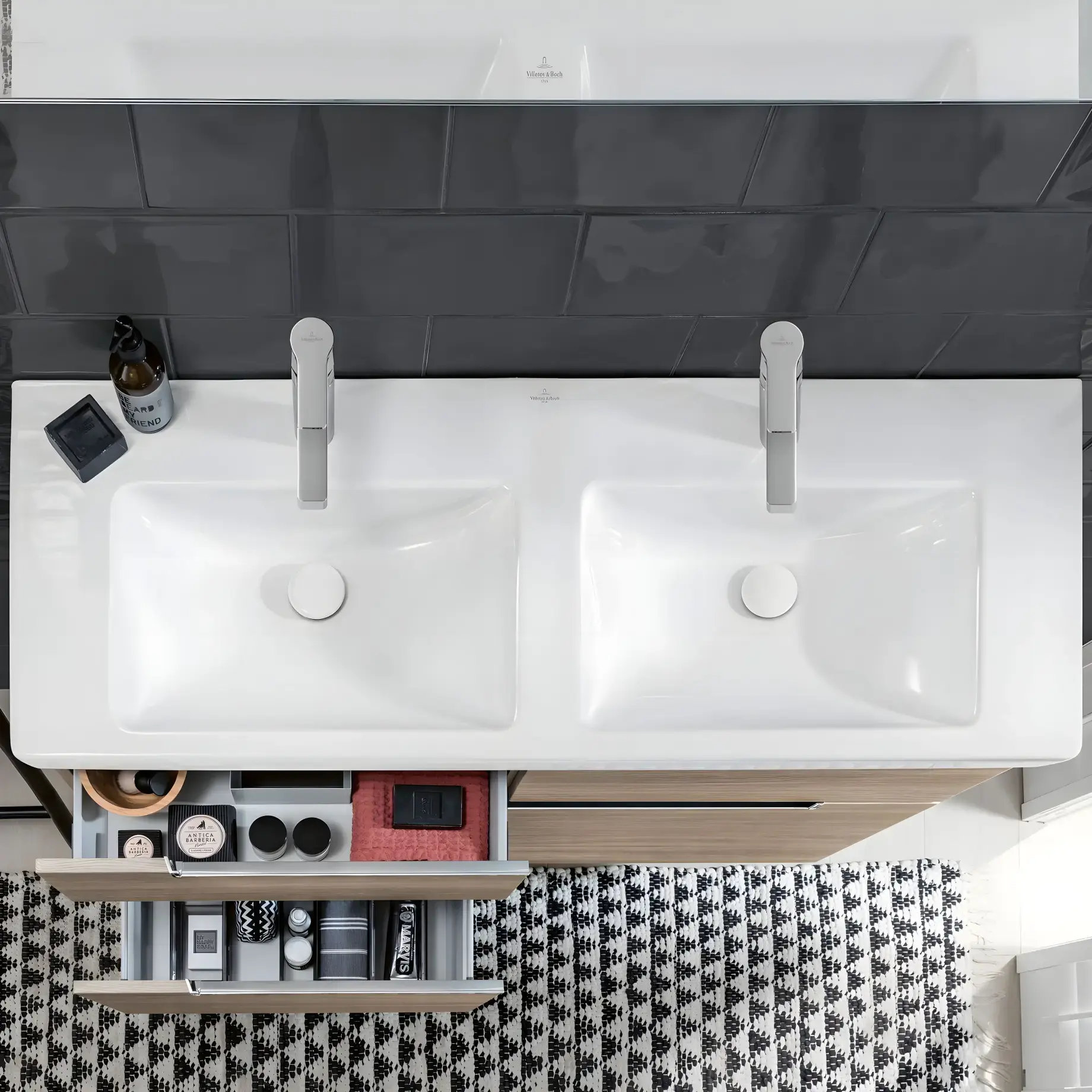 Умивальник Subway 2.0 Villeroy & Boch 7175D001 — вид згори