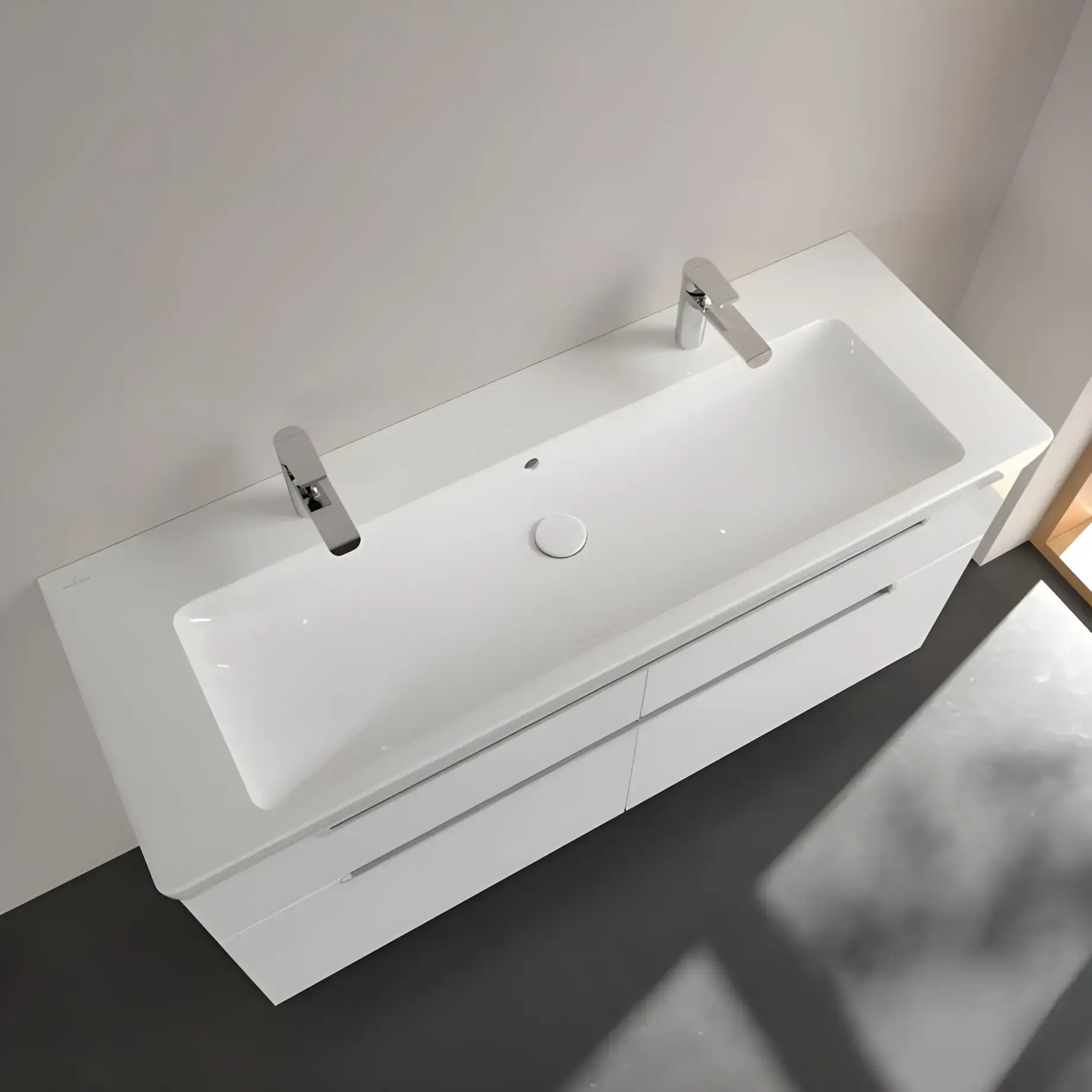 Умивальник Subway 2.0 Villeroy & Boch 7176D2R1 — вид згори