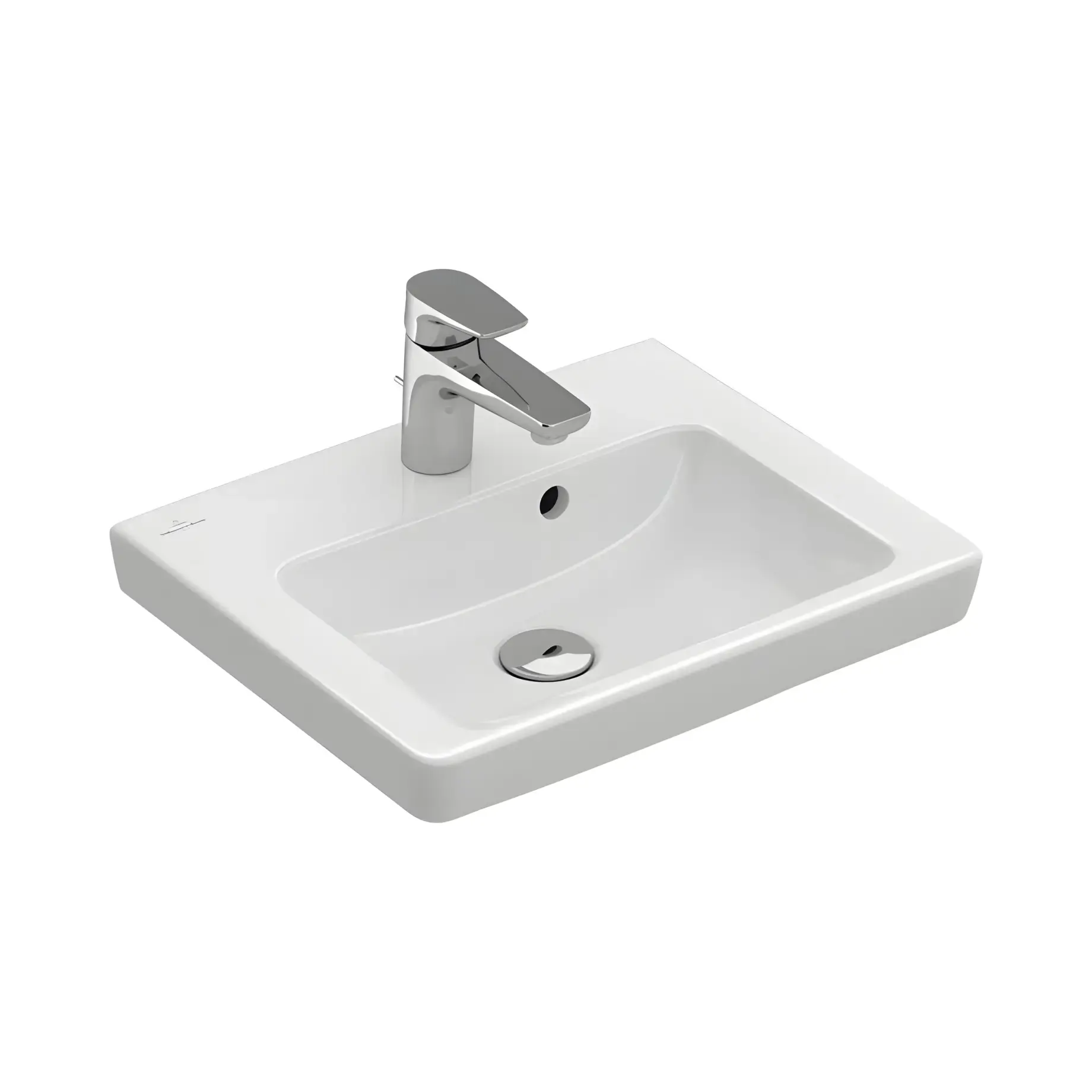 Умивальник Subway 2.0 Villeroy & Boch 73155G01 — вид на білому тлі