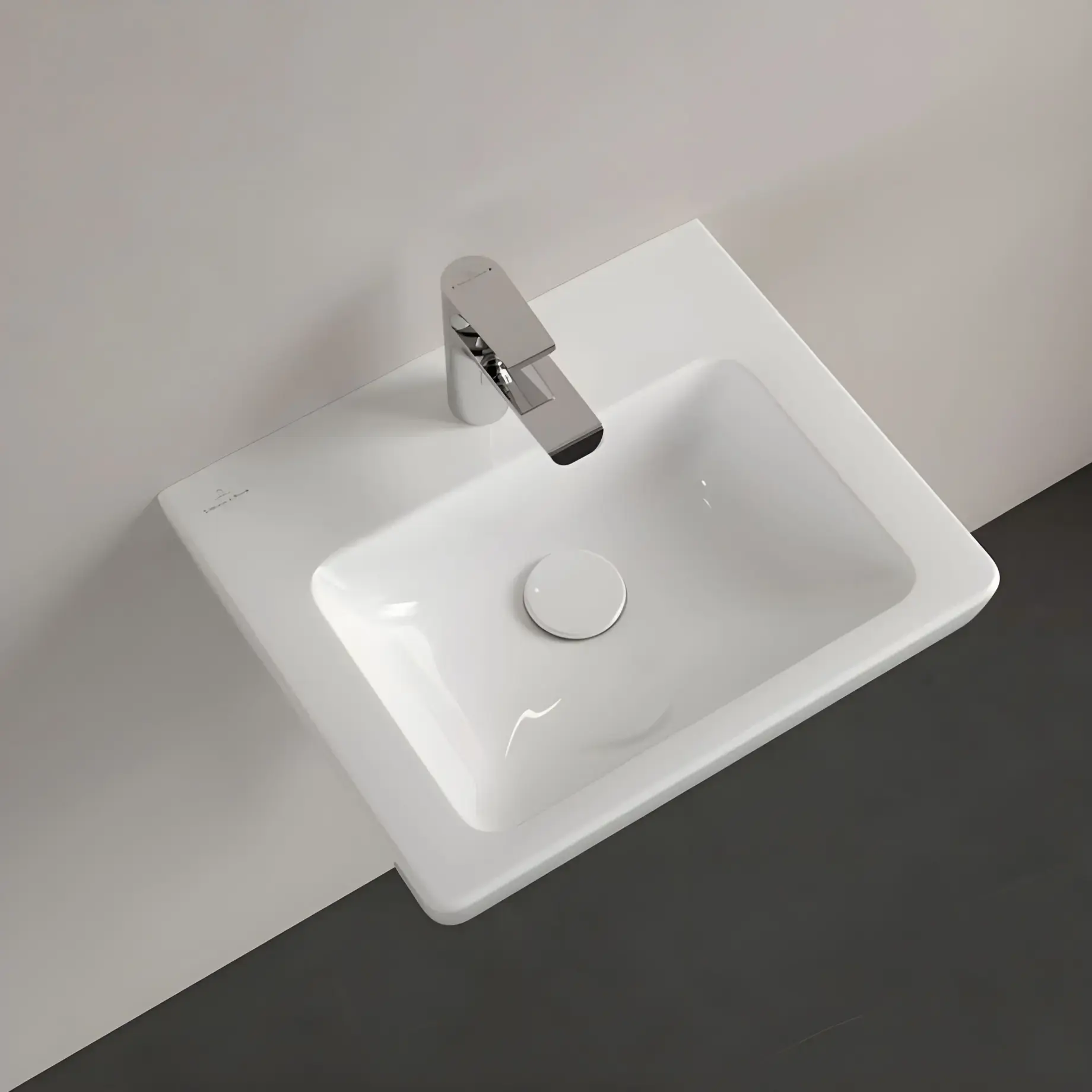 Умивальник Subway 2.0 Villeroy & Boch 73155G01 — вид спереду