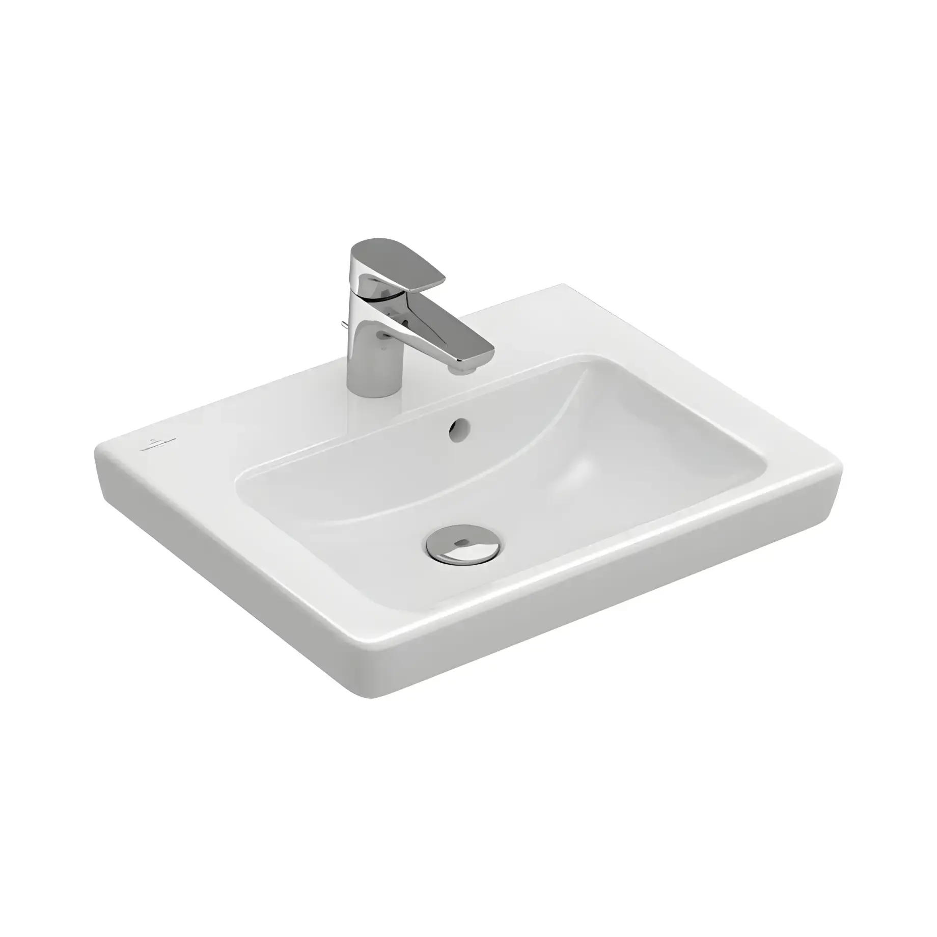 Умивальник Subway 2.0 Villeroy & Boch 7315F0R1 — вид на білому тлі