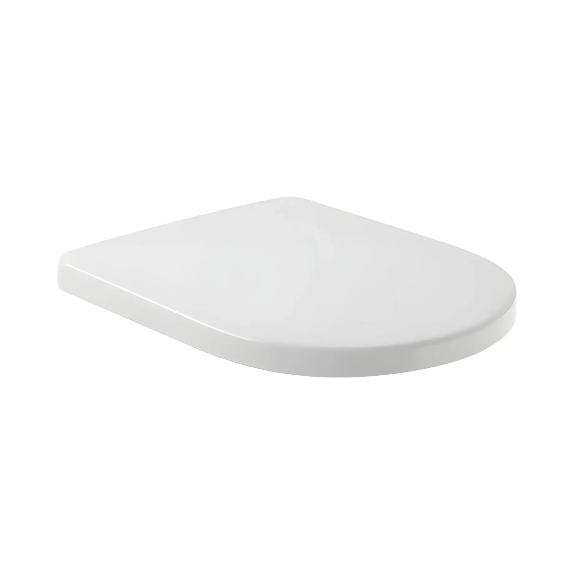 Сидіння з кришкою для унітазу (SoftClosing і QuickRelease) Subway Villeroy & Boch 9M86S101 — вид на білому тлі