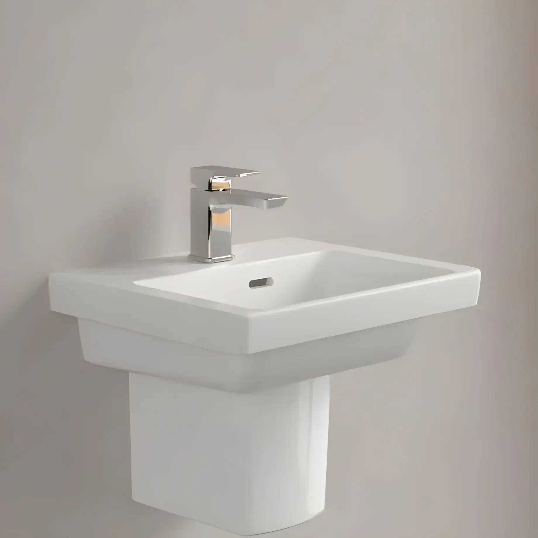 Умивальник Subway 3.0 Villeroy & Boch 43704501 — бічний ракурс