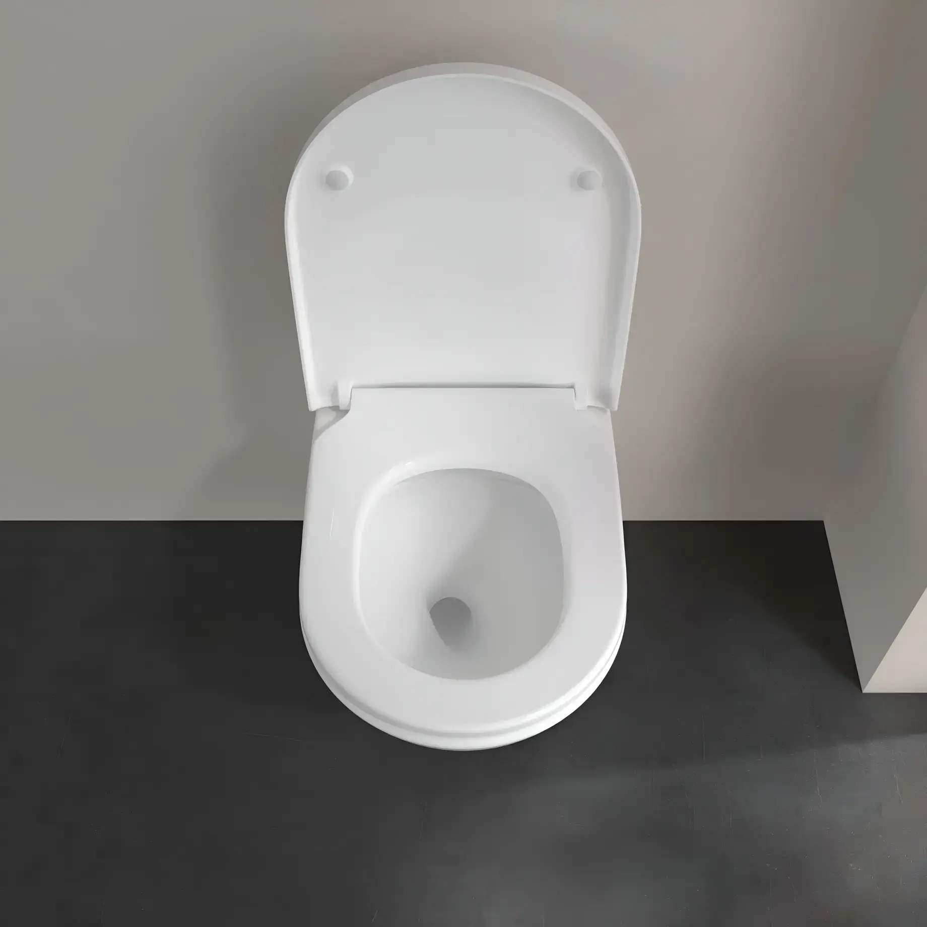 Унітаз Subway 3.0 Виробник 4670T0RW Stone White CeramicPlus 37 х 56 см — ракурс 3/4
