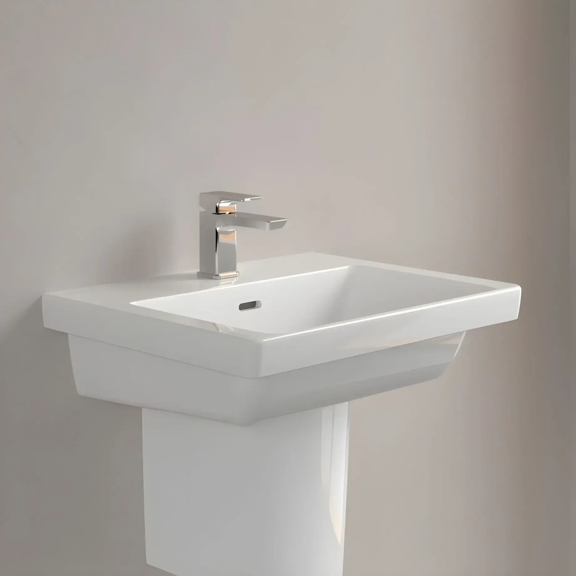 Умивальник Subway 3.0 Villeroy & Boch 4A705501 — бічний ракурс