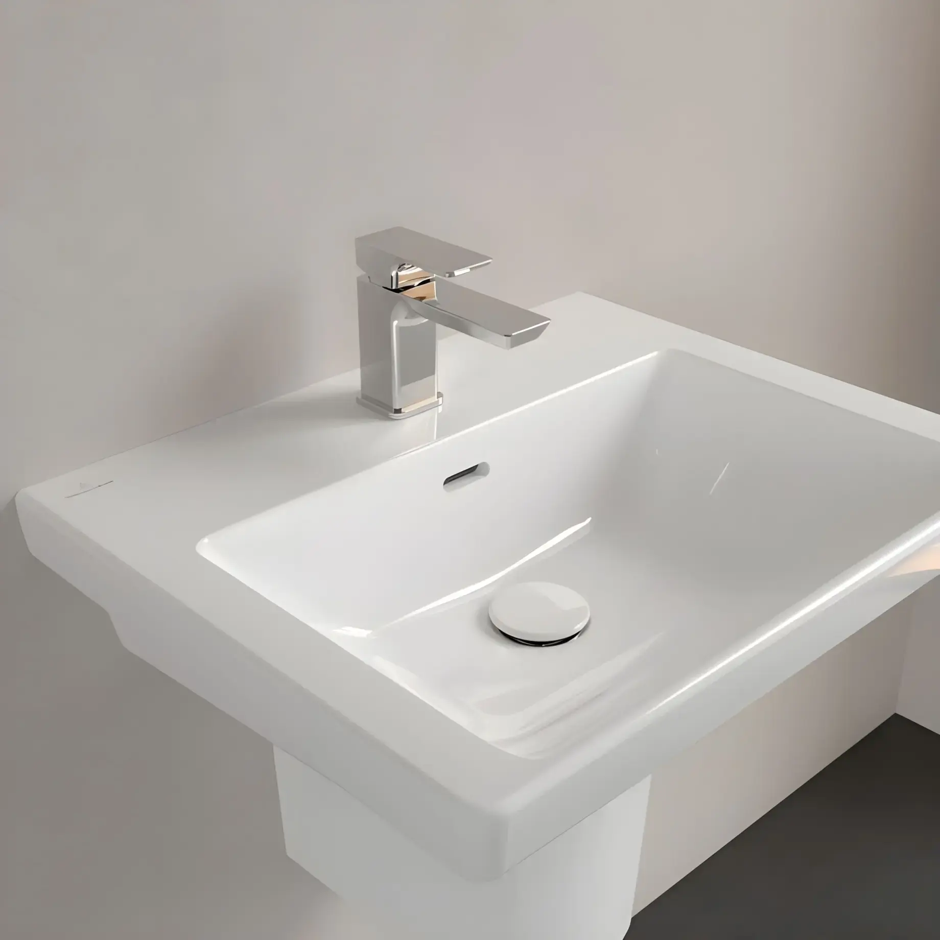 Умивальник Subway 3.0 Villeroy & Boch 4A705501 — вид згори