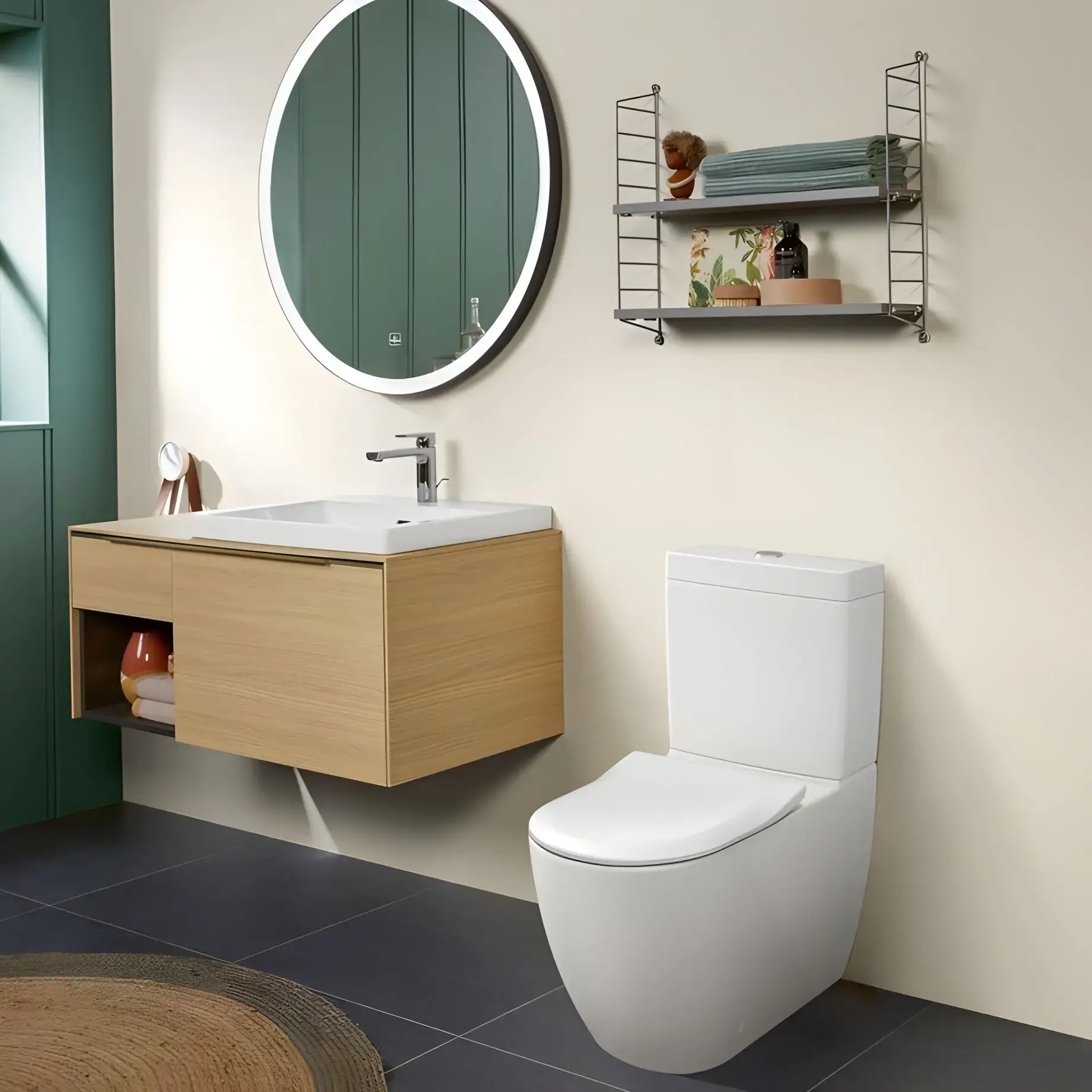 Умивальник Subway 3.0 Villeroy & Boch 4A706001 Alpine White — бічний ракурс