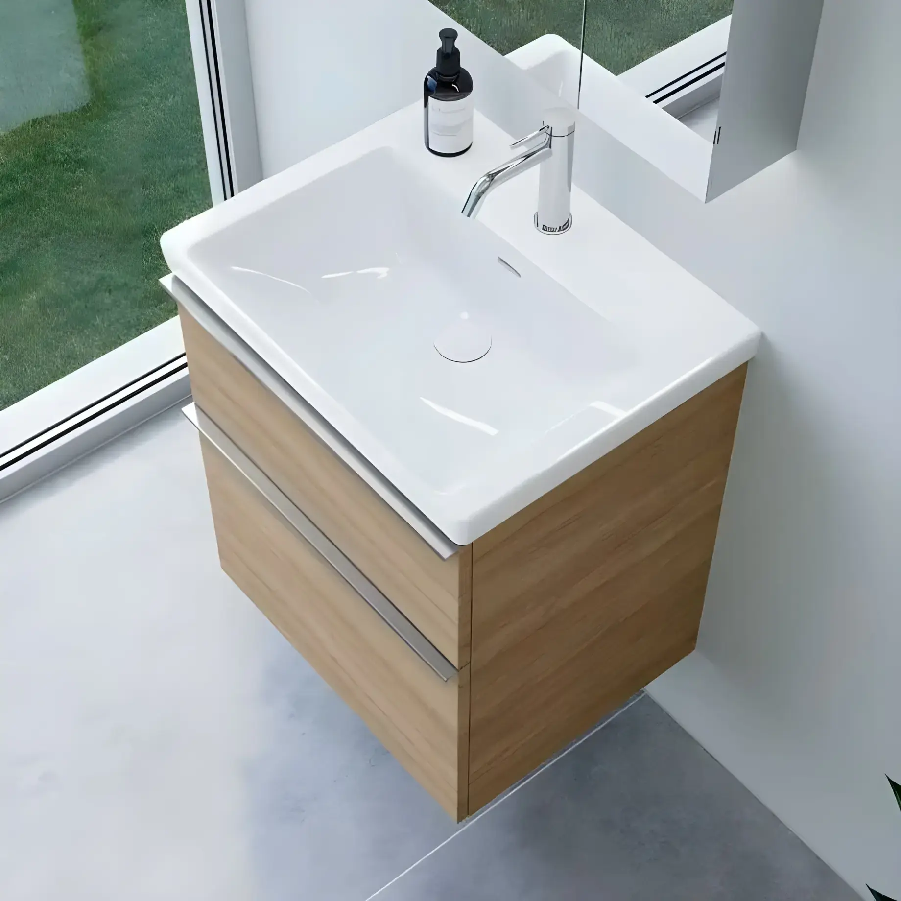 Умивальник Subway 3.0 Villeroy & Boch 4A7060R1 Alpine White CeramicPlus — вид згори