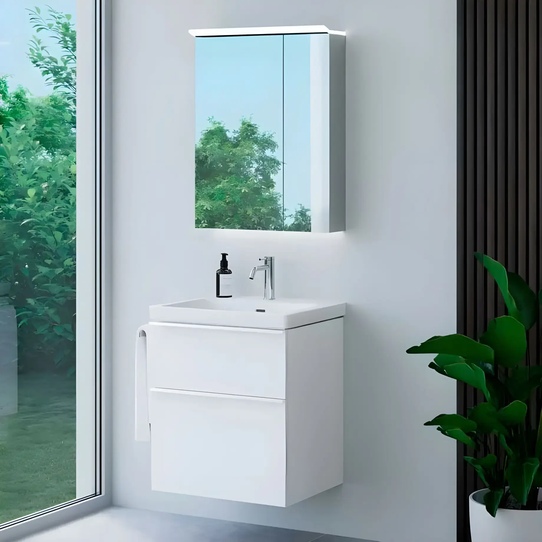 Умивальник Subway 3.0 Villeroy & Boch 4A7060RW Stone White CeramicPlus — вид спереду