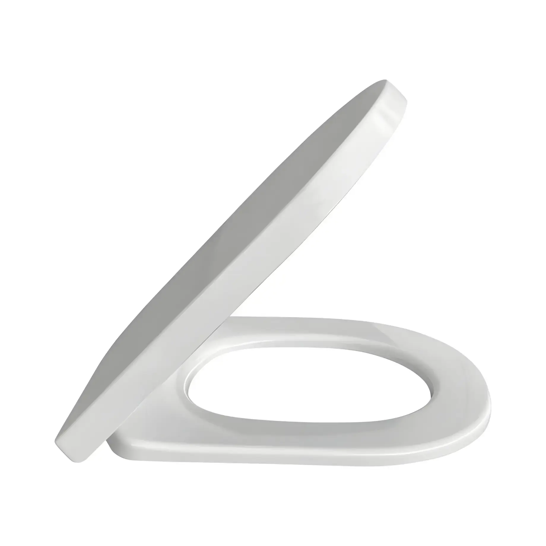 Сидіння з кришкою для унітазу Subway Villeroy & Boch 8M426101 — бічний ракурс