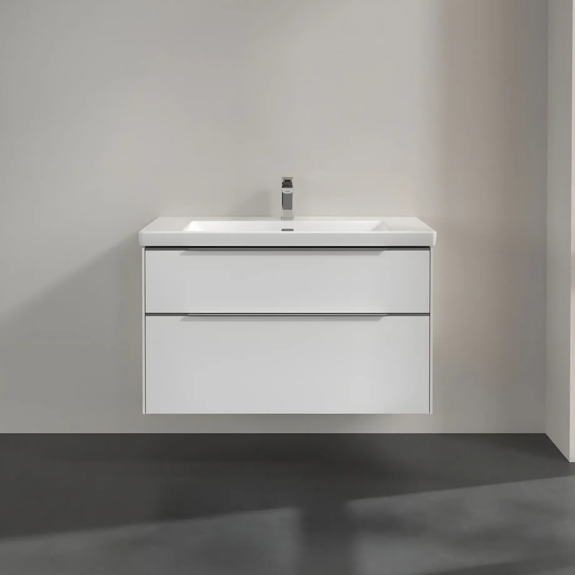 Тумба під умивальник Subway 3.0 Виробник C57000VE Brilliant White 97.3 x 57.6 x 47.8 см — вид спереду