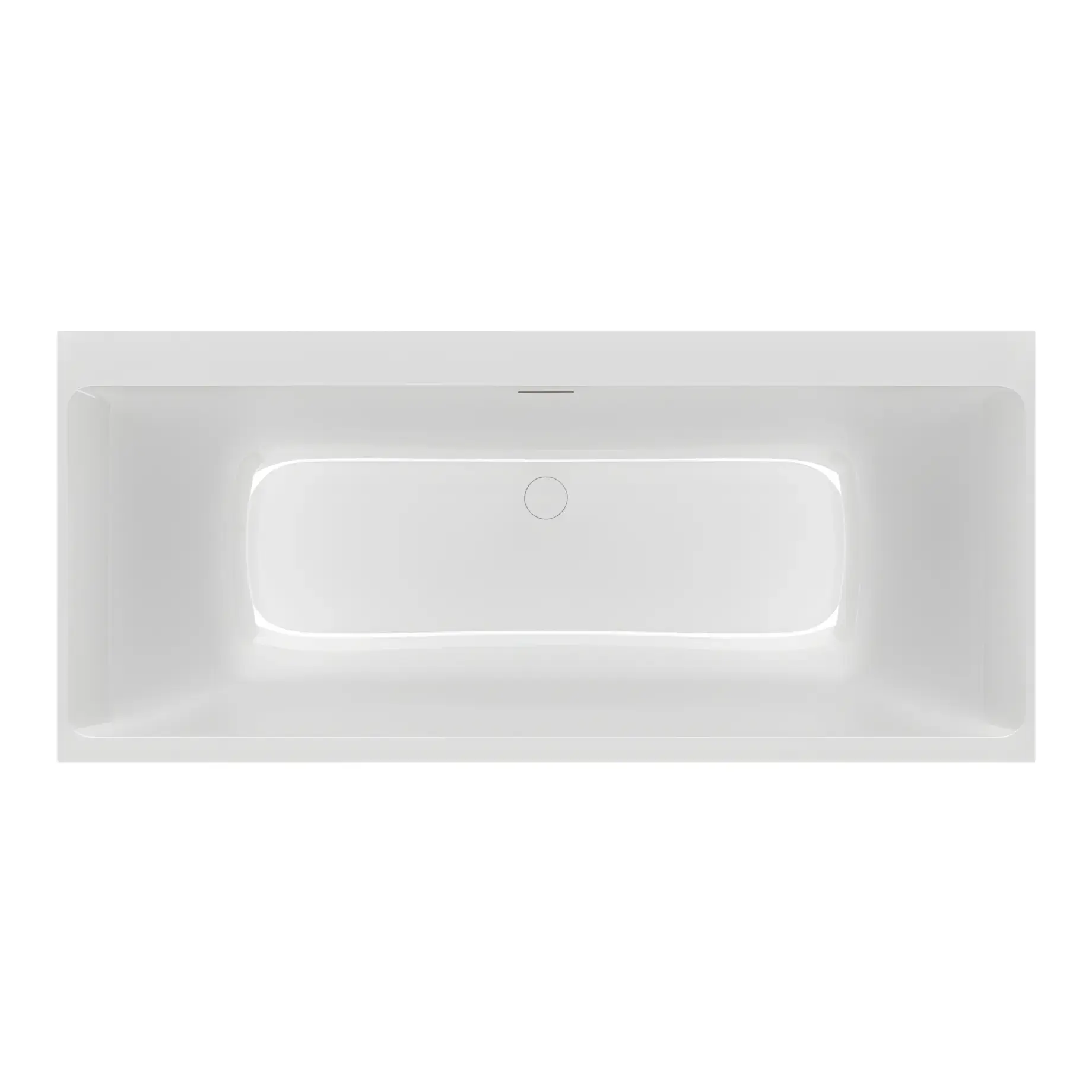Ванна Subway 3.0 Villeroy & Boch UBQ170SBW2DV-01 Alpine White 170 х 75 см — вид на білому тлі