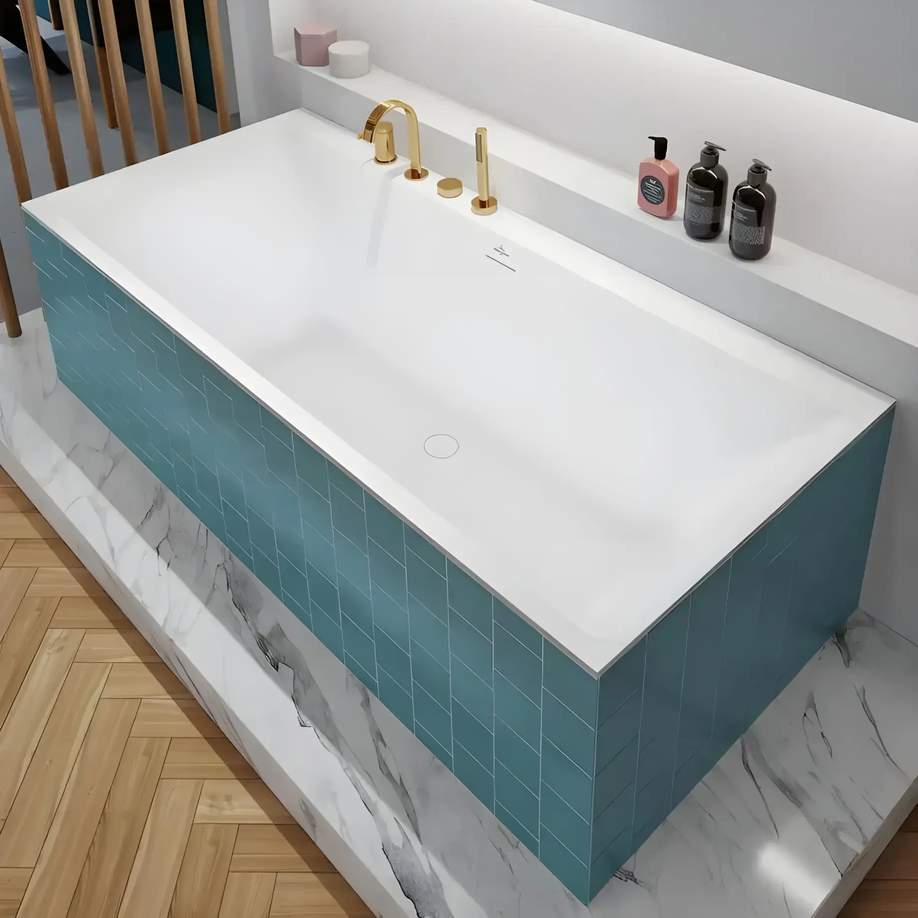 Ванна Subway 3.0 Villeroy & Boch UBQ170SBW2DV-RW White Alpin 170 х 75 см — вид спереди