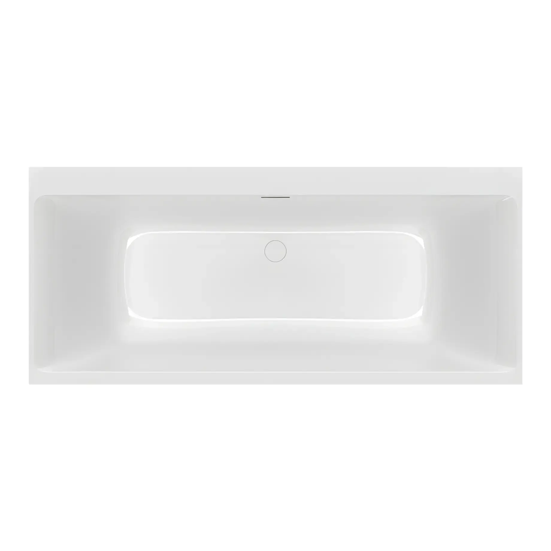 Ванна Subway 3.0 Villeroy & Boch UBQ170SBW2TDV-01 Alpine White 170 х 75 см — вид на білому тлі