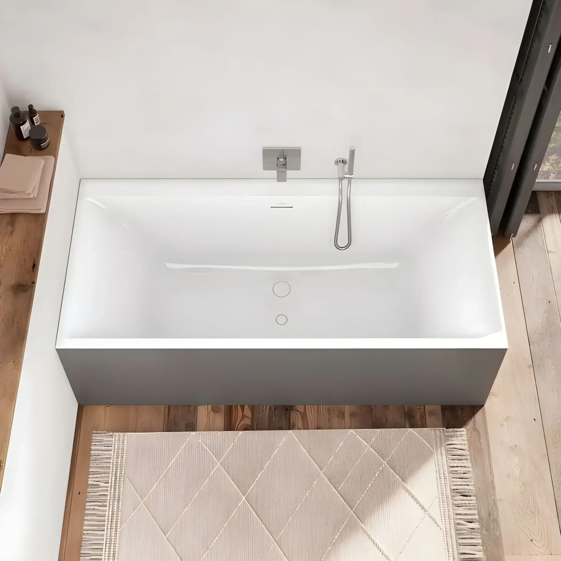 Ванна Subway 3.0 Villeroy & Boch UBQ170SBW2TDV-01 Alpine White 170 х 75 см — вид спереду