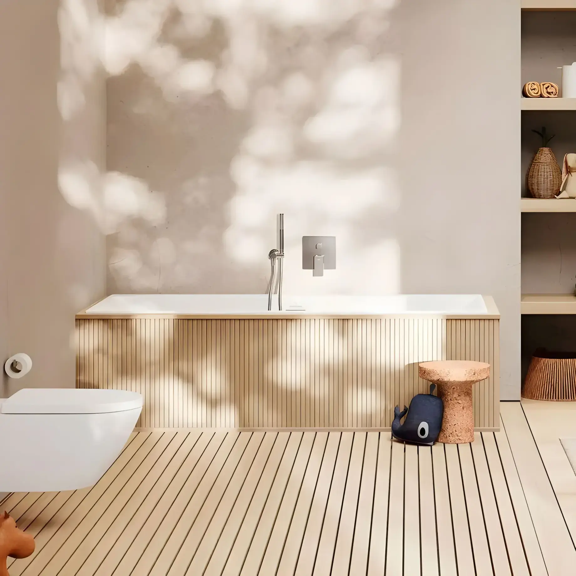 Ванна Subway 3.0 Villeroy & Boch UBQ170SBW2TDV-RW Stone White 170 х 75 см — бічний ракурс