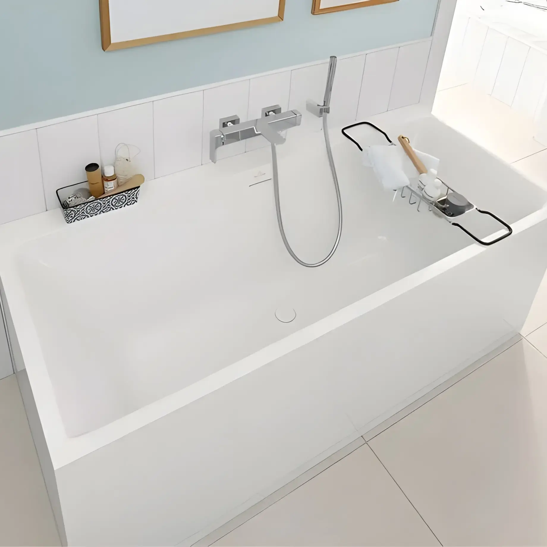 Ванна Subway 3.0 Villeroy & Boch UBQ180SBW2DV-01 Alpine White 180 х 80 см — у встановленому вигляді