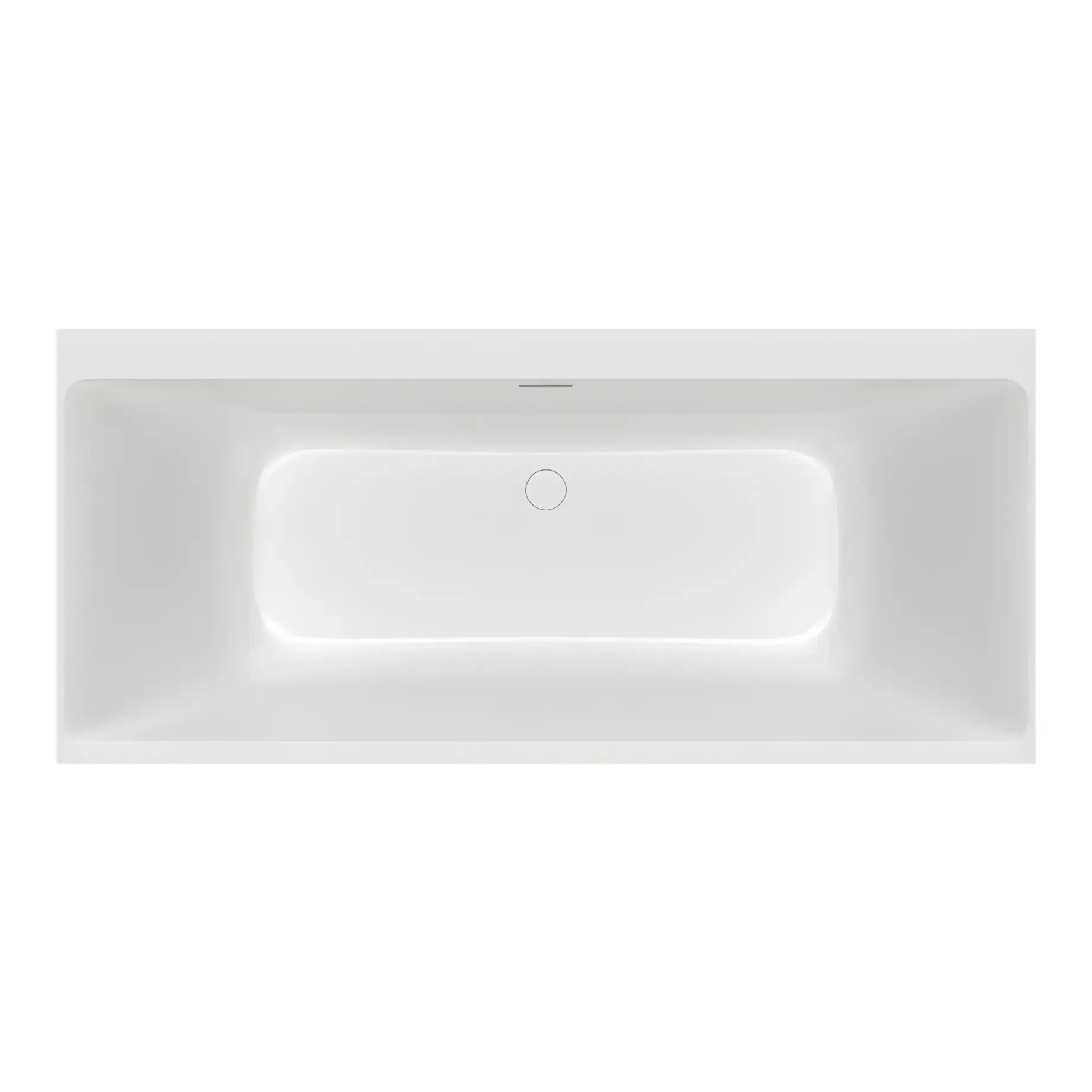 Ванна Subway 3.0 Villeroy & Boch UBQ180SBW2DV-RW Stone White 180 х 80 см — вид на білому тлі