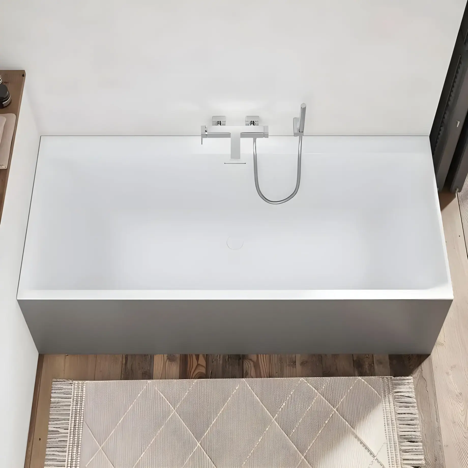 Ванна Subway 3.0 Villeroy & Boch UBQ180SBW2DV-RW Stone White 180 х 80 см — вид всередину