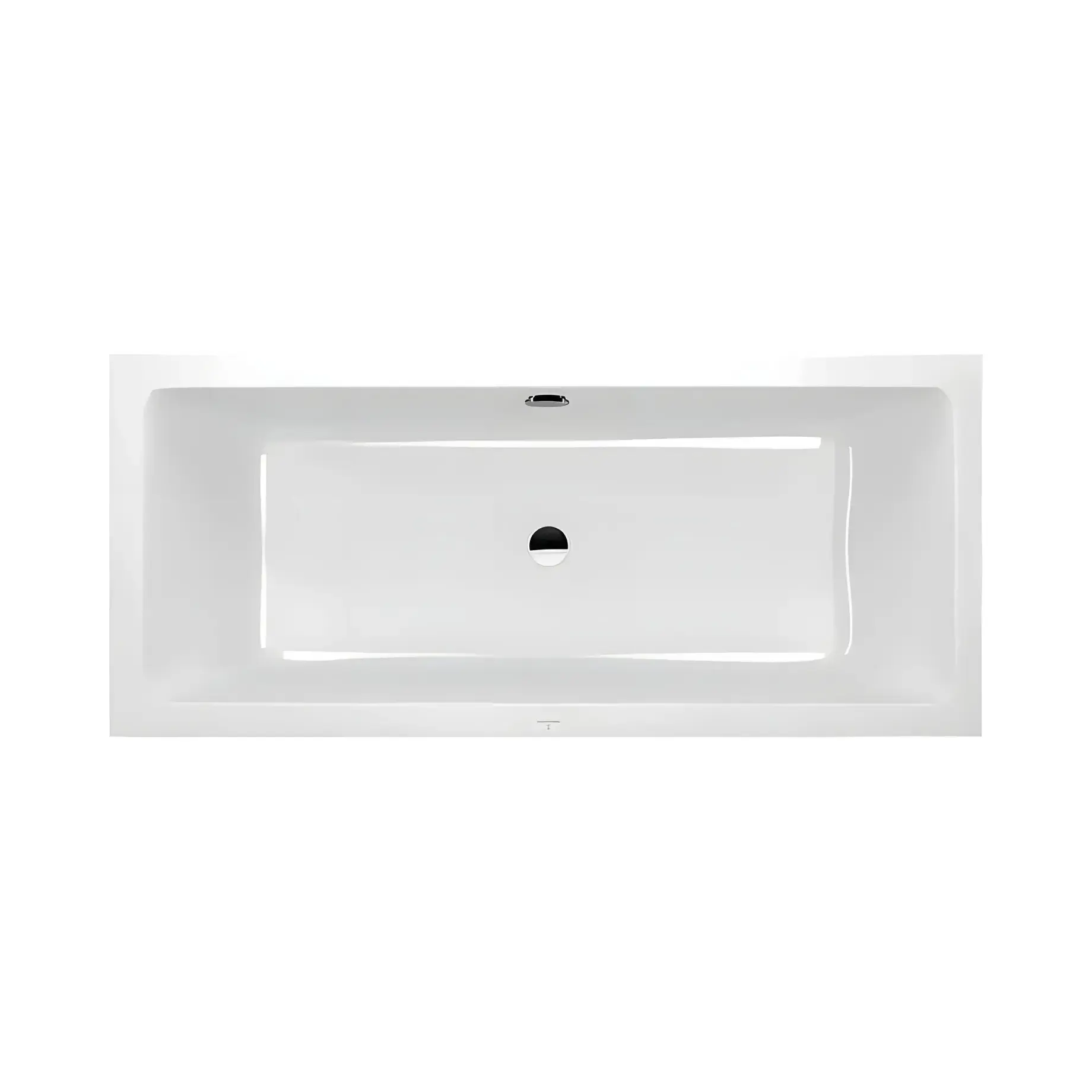 Ванна Targa Plus Villeroy & Boch UBA160NES2V-01 Alpine White 160 x 75 см — вид на білому тлі