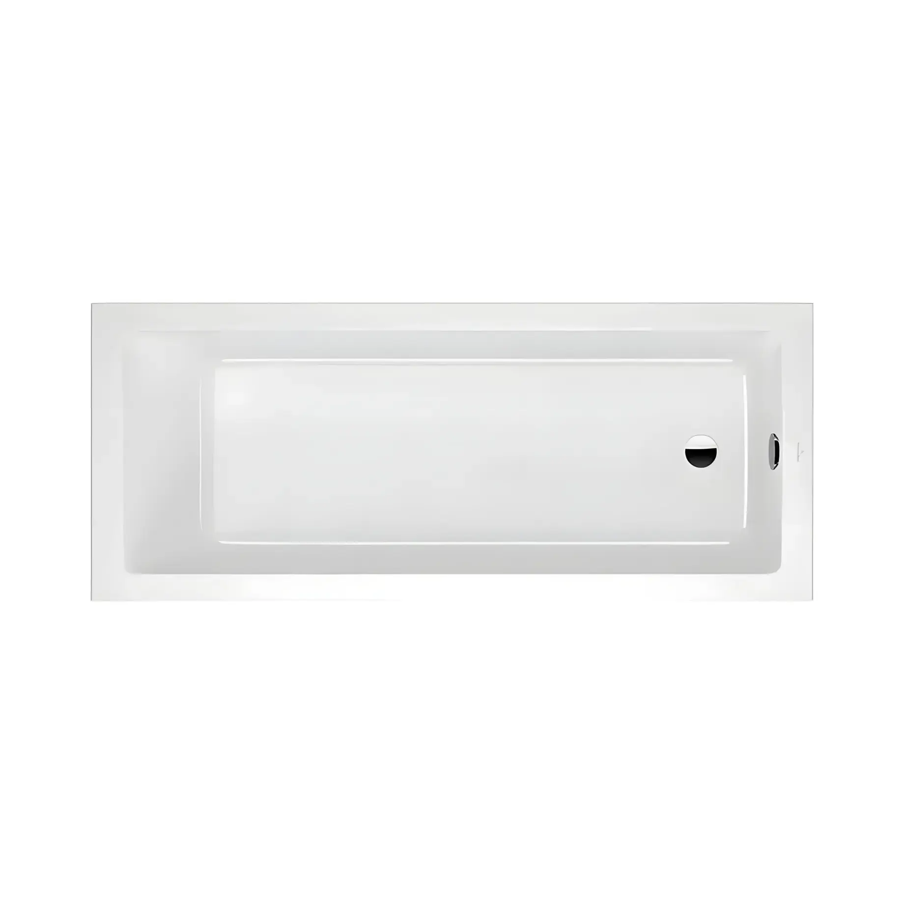Ванна Targa Plus Villeroy & Boch UBA171NES2V-01 Alpine White 170 х 75 см — вид на білому тлі