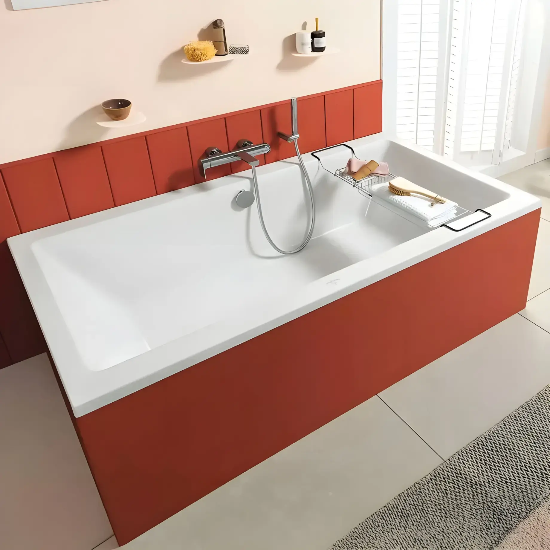 Ванна Targa Style Villeroy & Boch UBA177FRA2V-01 170 х 70 см — бічний ракурс