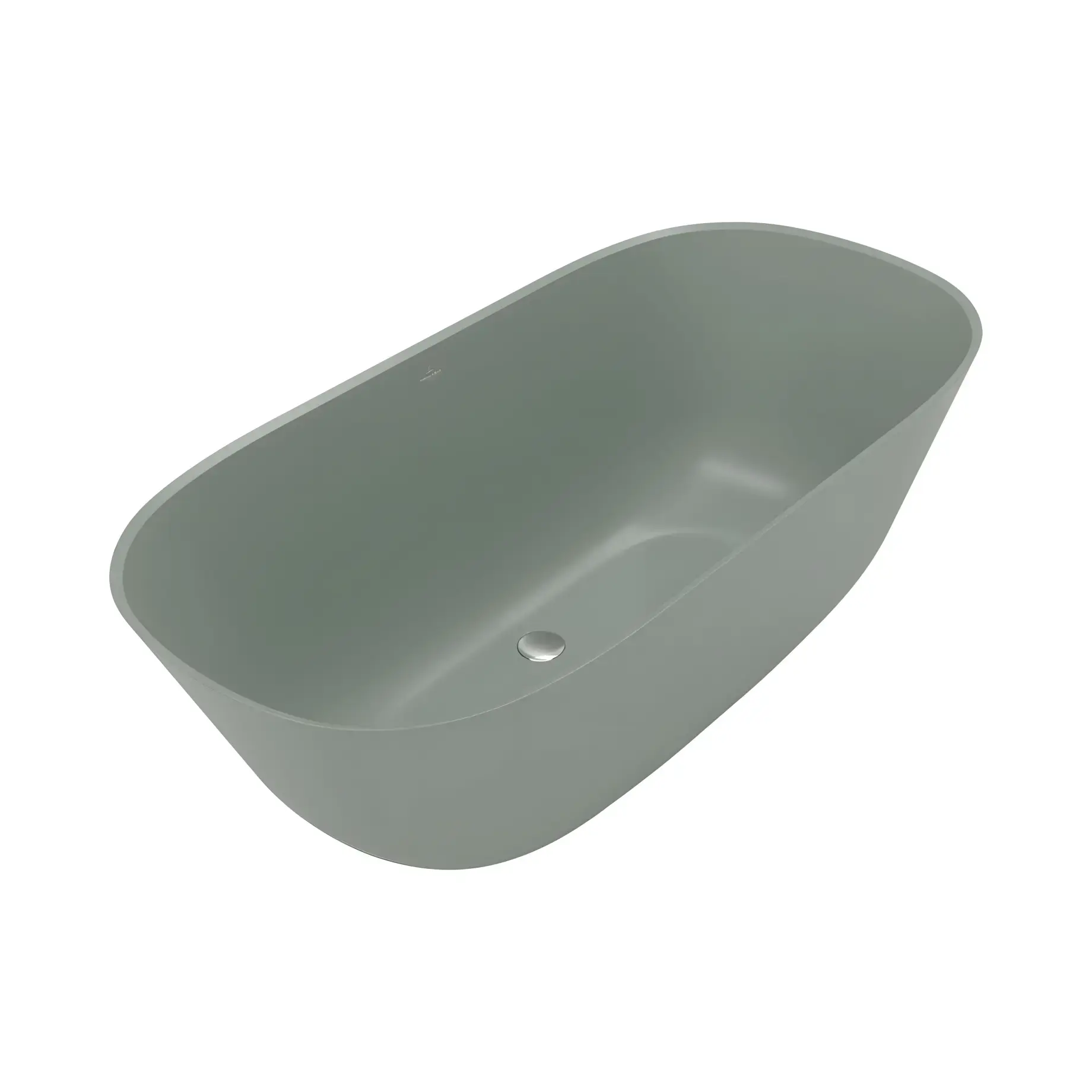 Ванна Theano Villeroy & Boch UBQ155ANH7F200V-R8 Morning Green 155 x 75 см — вид на білому тлі