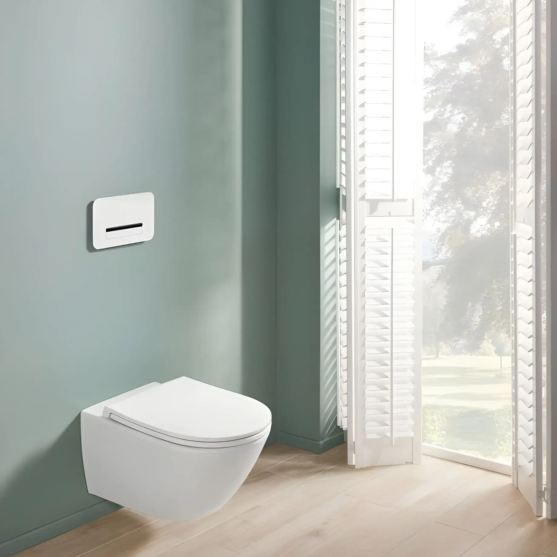 Унітаз Universo TwistFlush Villeroy & Boch 4670T901 — вид спереду