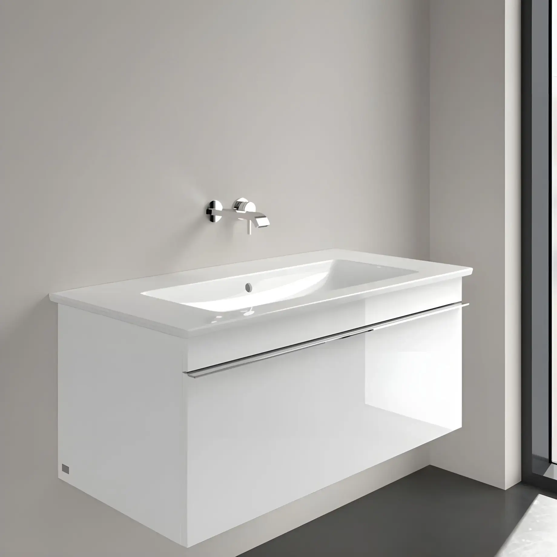 Умивальник Venticello Villeroy & Boch 4104AJ01 — бічний ракурс