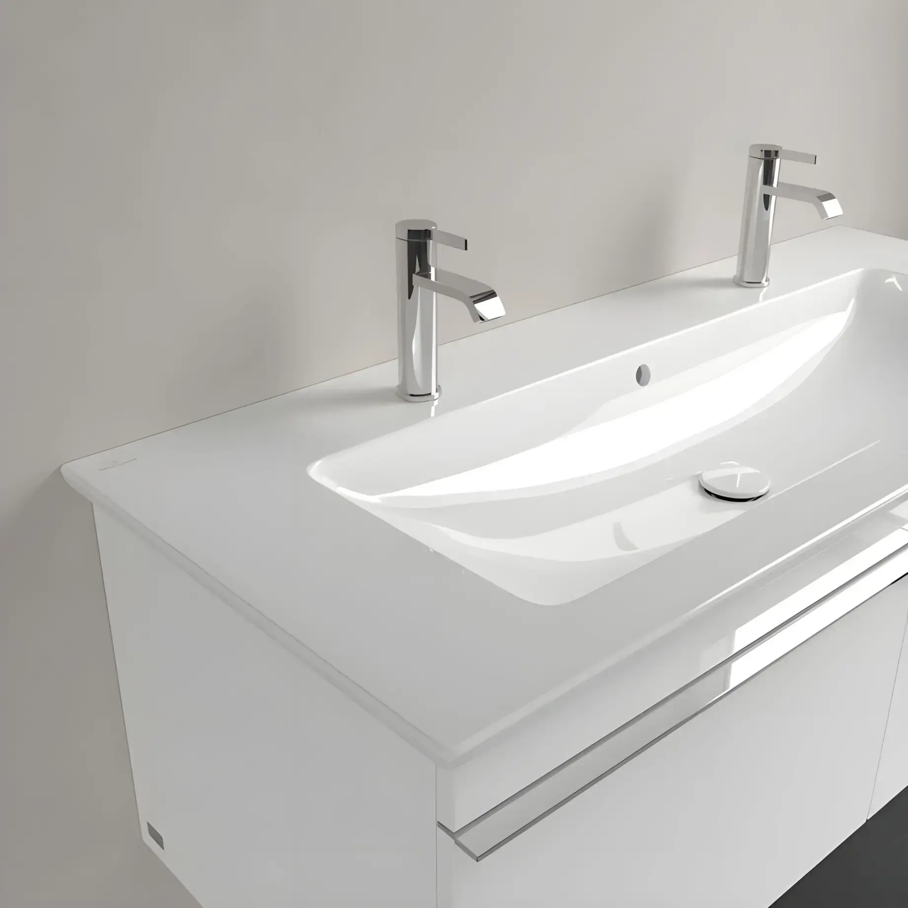 Умивальник Venticello Villeroy & Boch 4104CK01 — вид ззаду