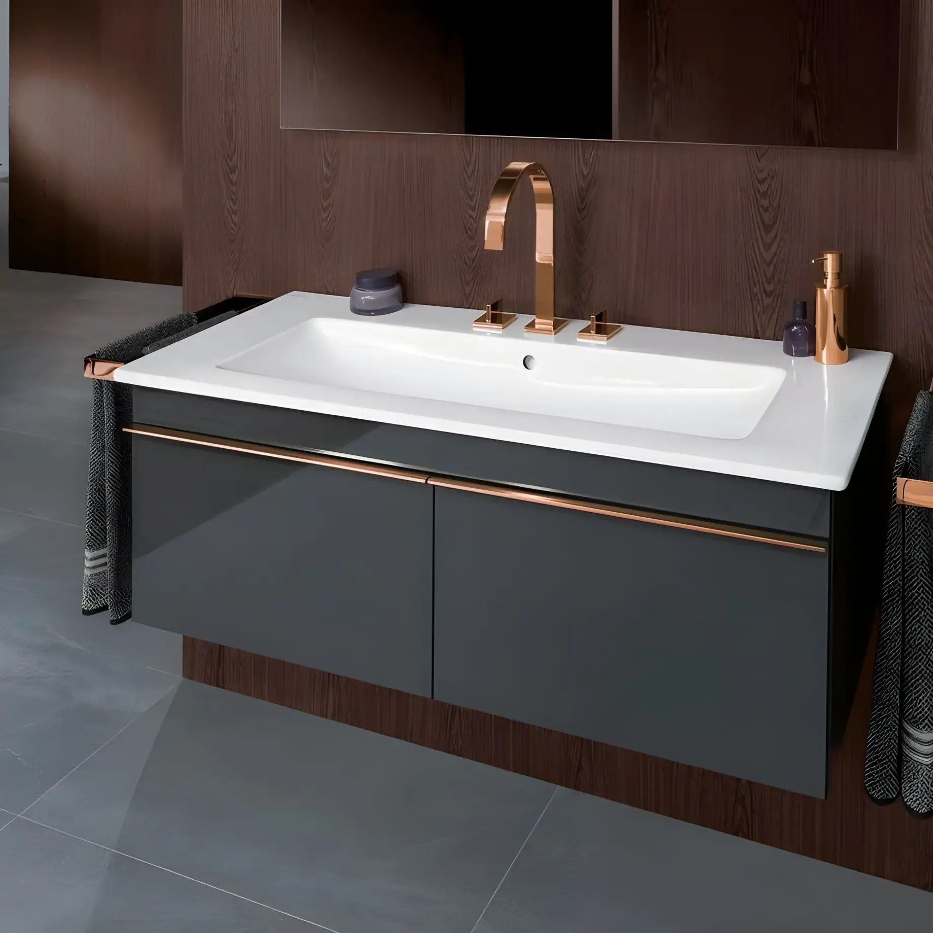 Умывальник Venticello Villeroy & Boch 4104CL01 — боковой ракурс