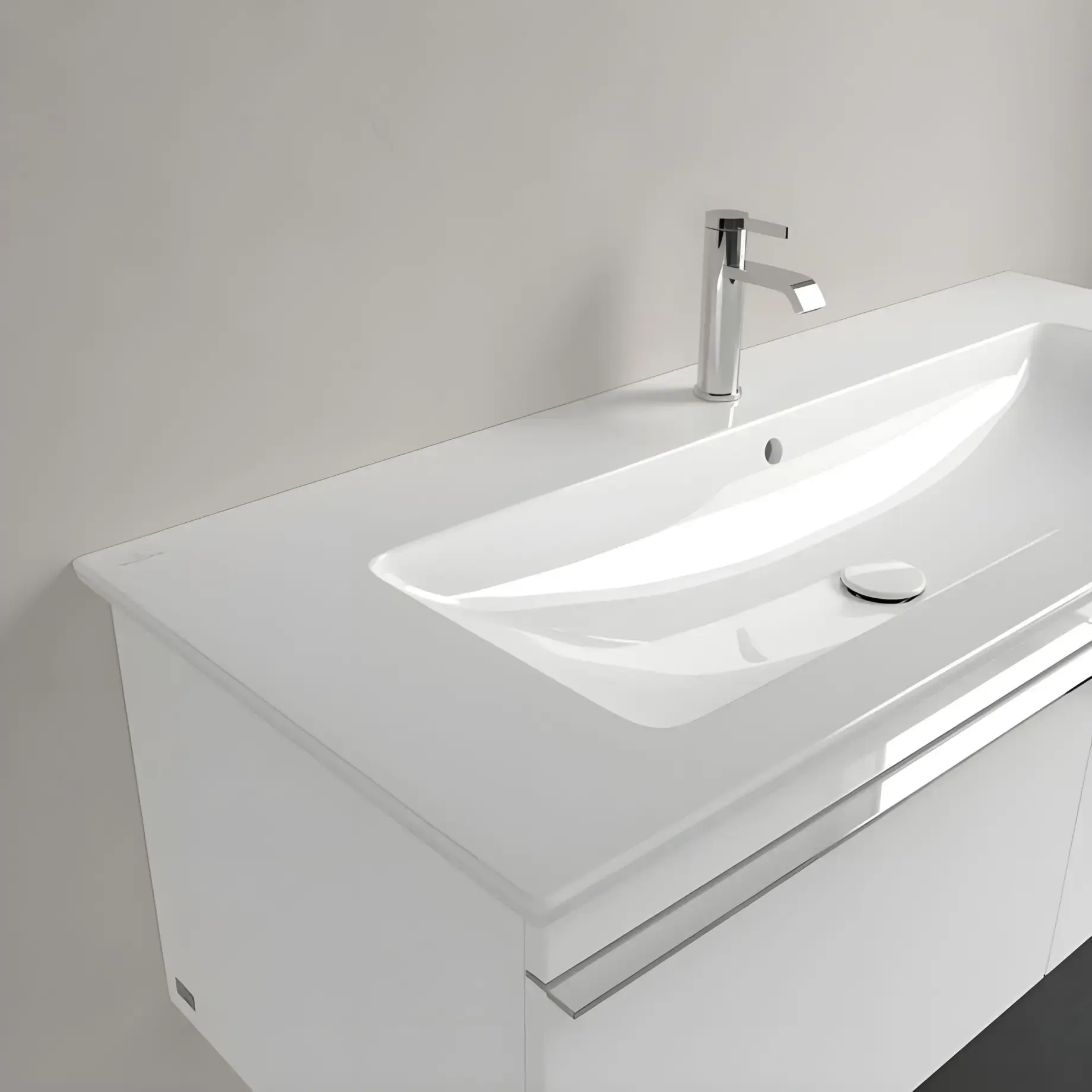 Умывальник Venticello Villeroy & Boch 4104CL01 — деталь крупным планом