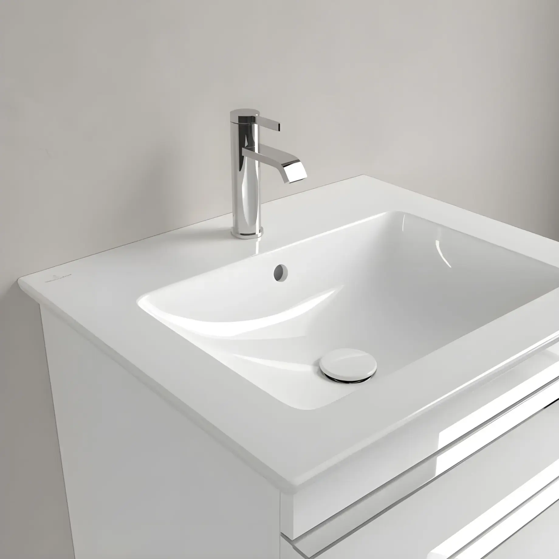 Умивальник Venticello Villeroy & Boch 41246001 — вид всередину
