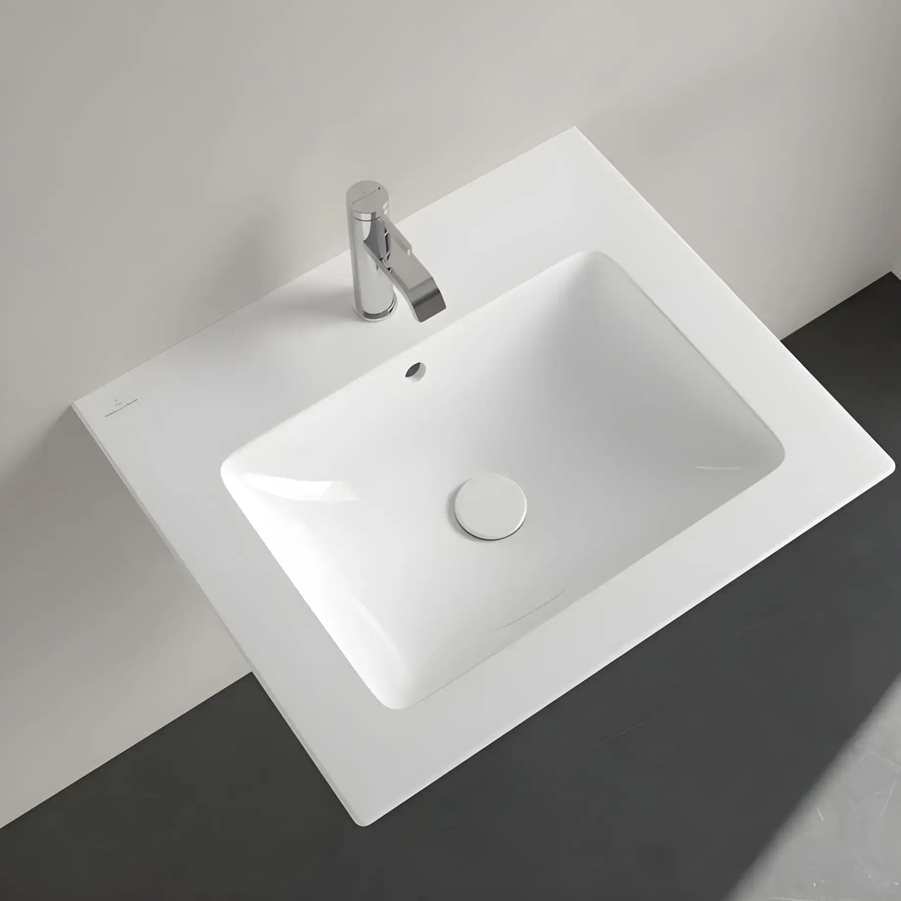 Умывальник Venticello Villeroy & Boch 4124G6R1 — вид сзади