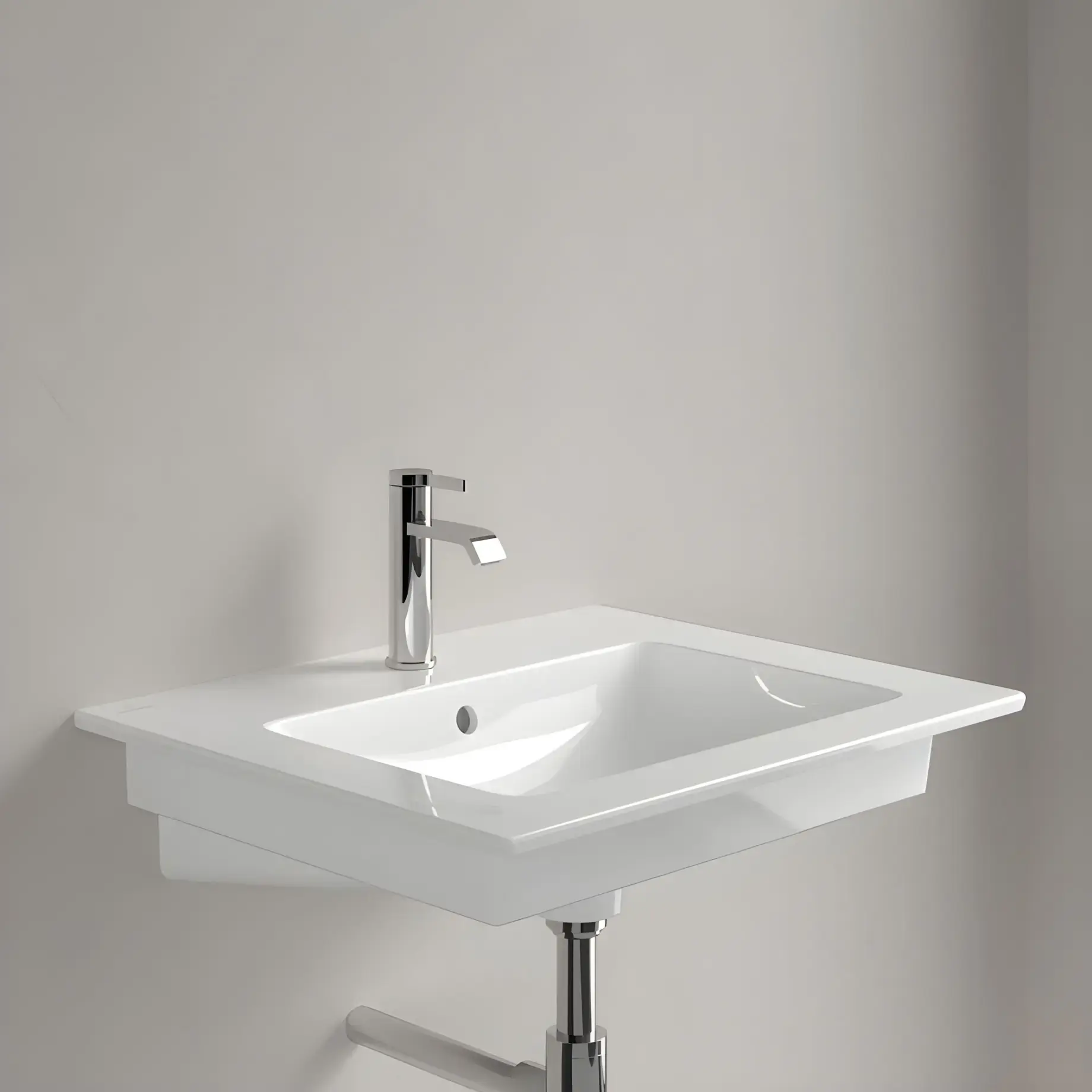 Умывальник Venticello Villeroy & Boch 4124G6R1 — ракурс 3/4