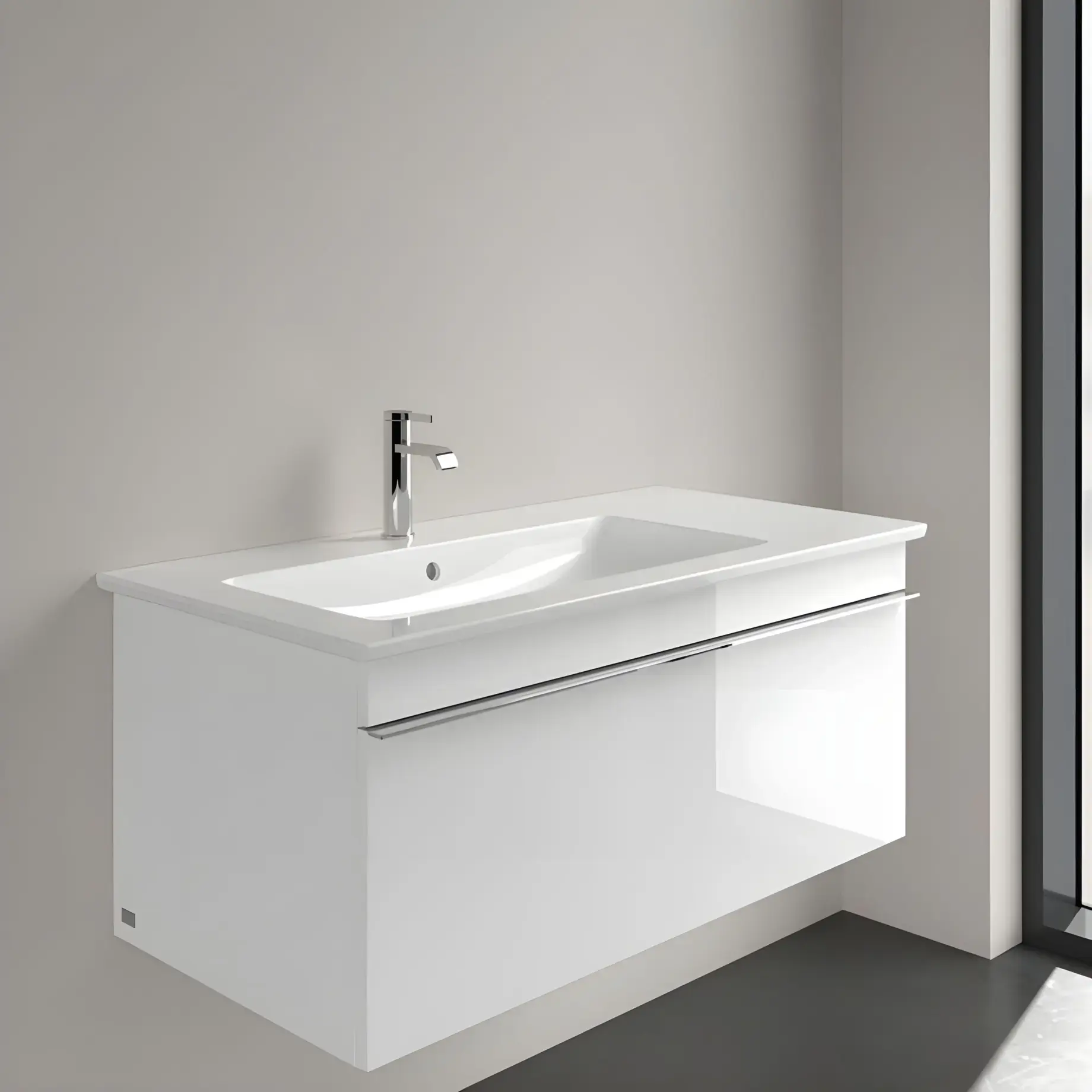 Умивальник Venticello Villeroy & Boch 4134L101 — вид ззаду
