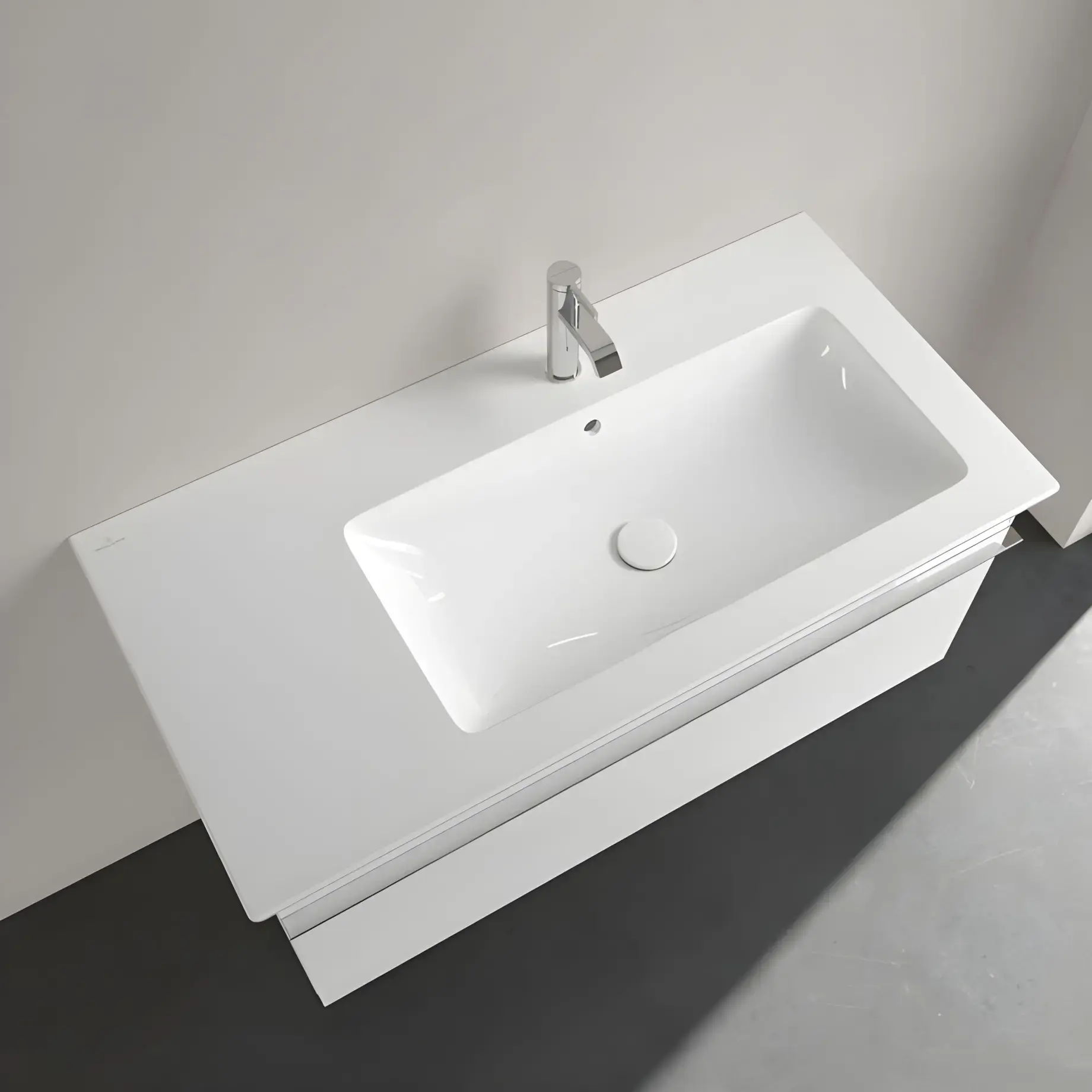 Умивальник Venticello Villeroy & Boch 4134R101 — вид згори