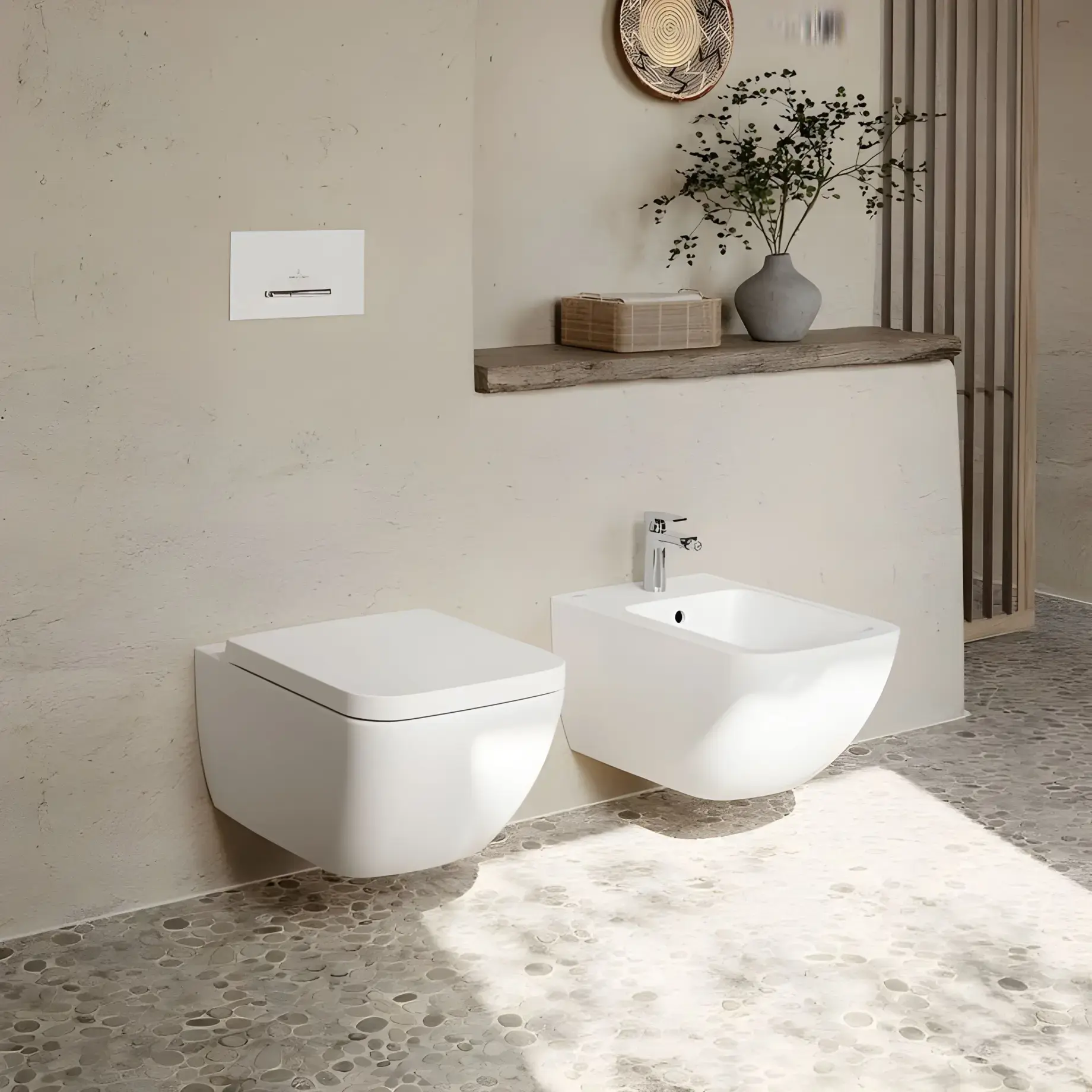 Біде Venticello Villeroy & Boch 441100R1 White Alpin CeramicPlus — вид спереду