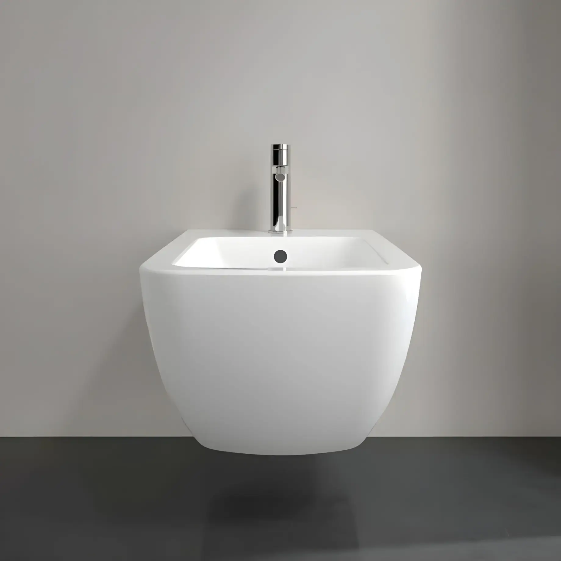 Біде Venticello Villeroy & Boch 441100R1 White Alpin CeramicPlus — ракурс 3/4