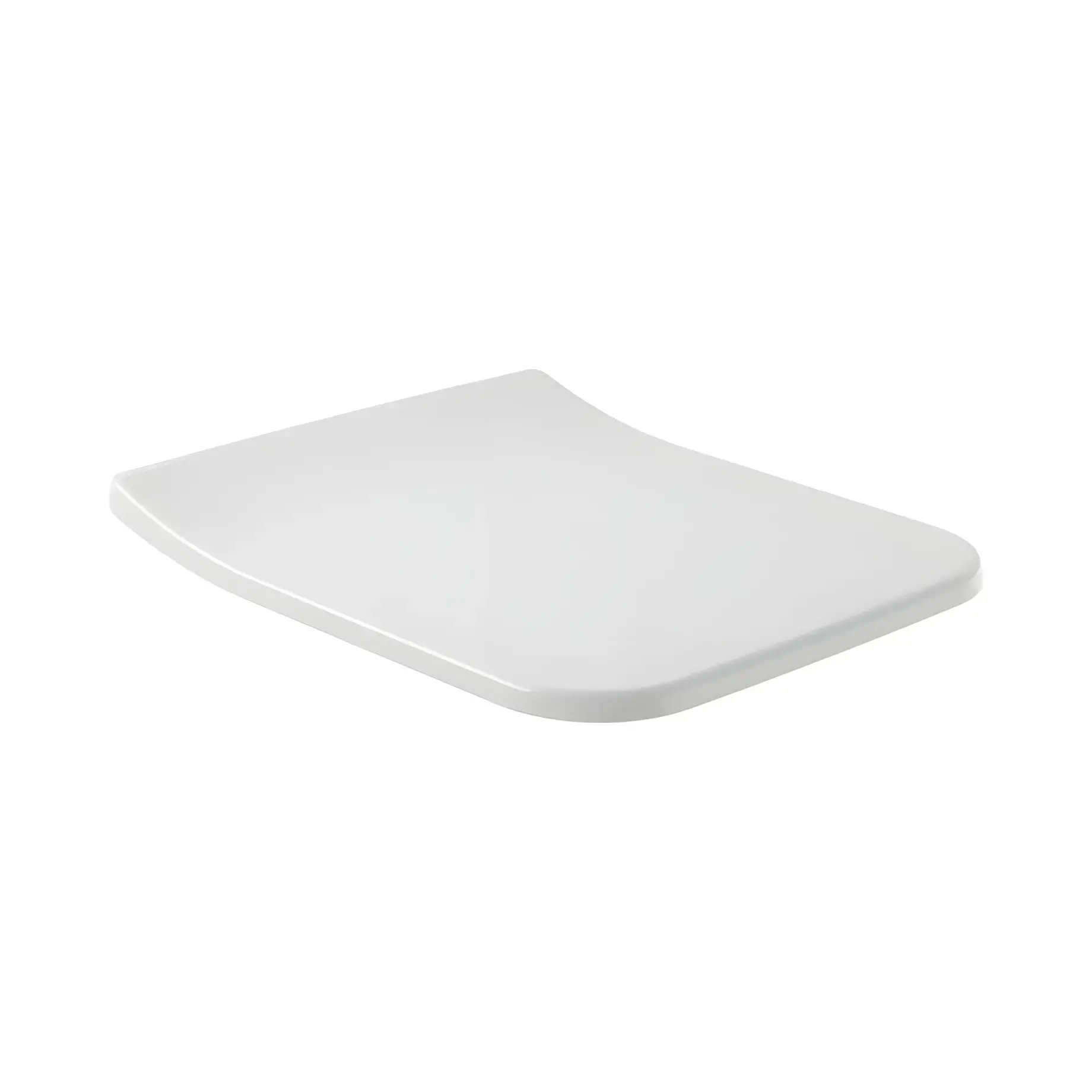 Сидіння з кришкою для унітазу (SoftClosing і QuickRelease) Venticello SlimSeat (нахлистом) Villeroy & Boch 9M79S101 — вид на білому тлі