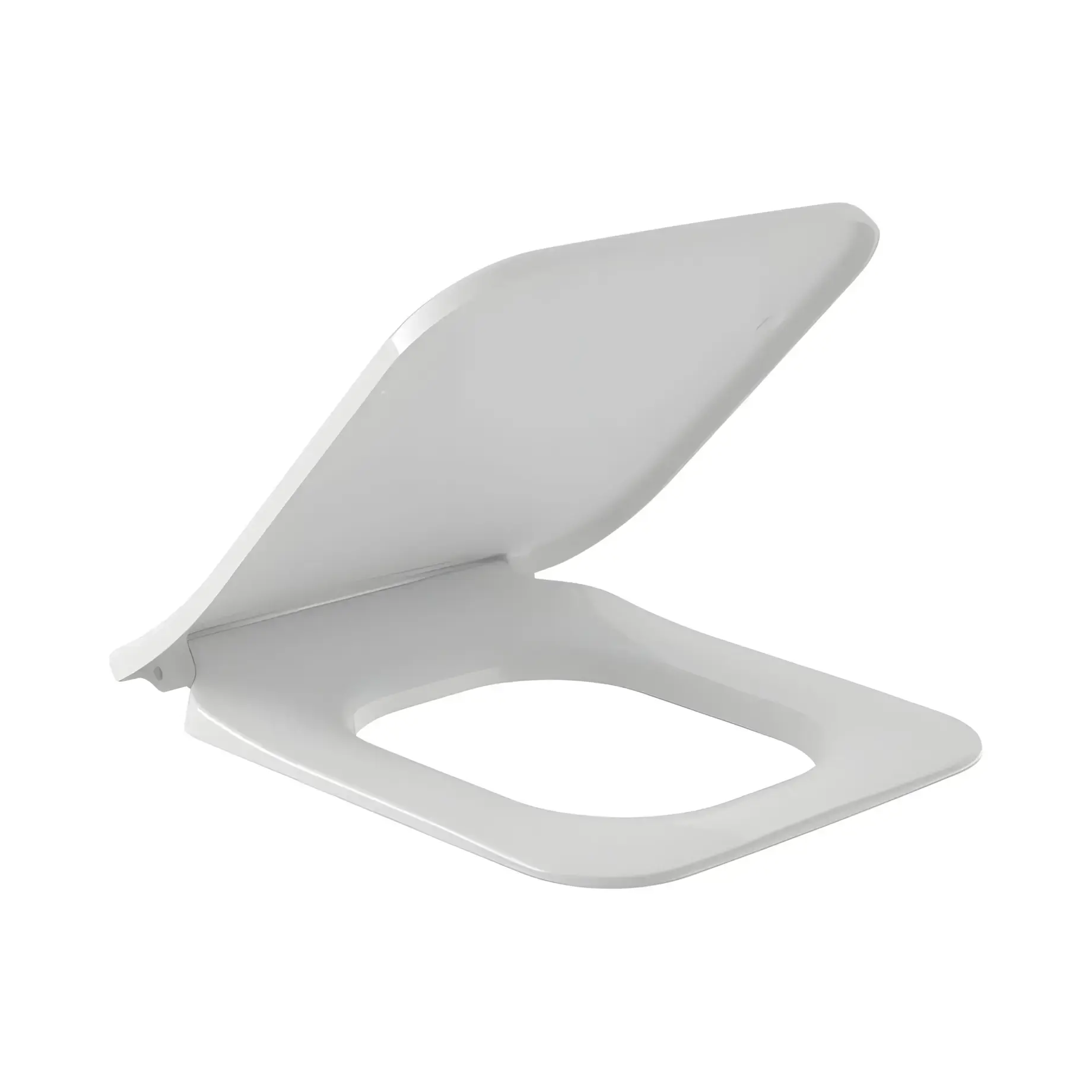 Сидіння з кришкою для унітазу (SoftClosing і QuickRelease) Venticello SlimSeat (нахлистом) Villeroy & Boch 9M79S101 — вид спереду