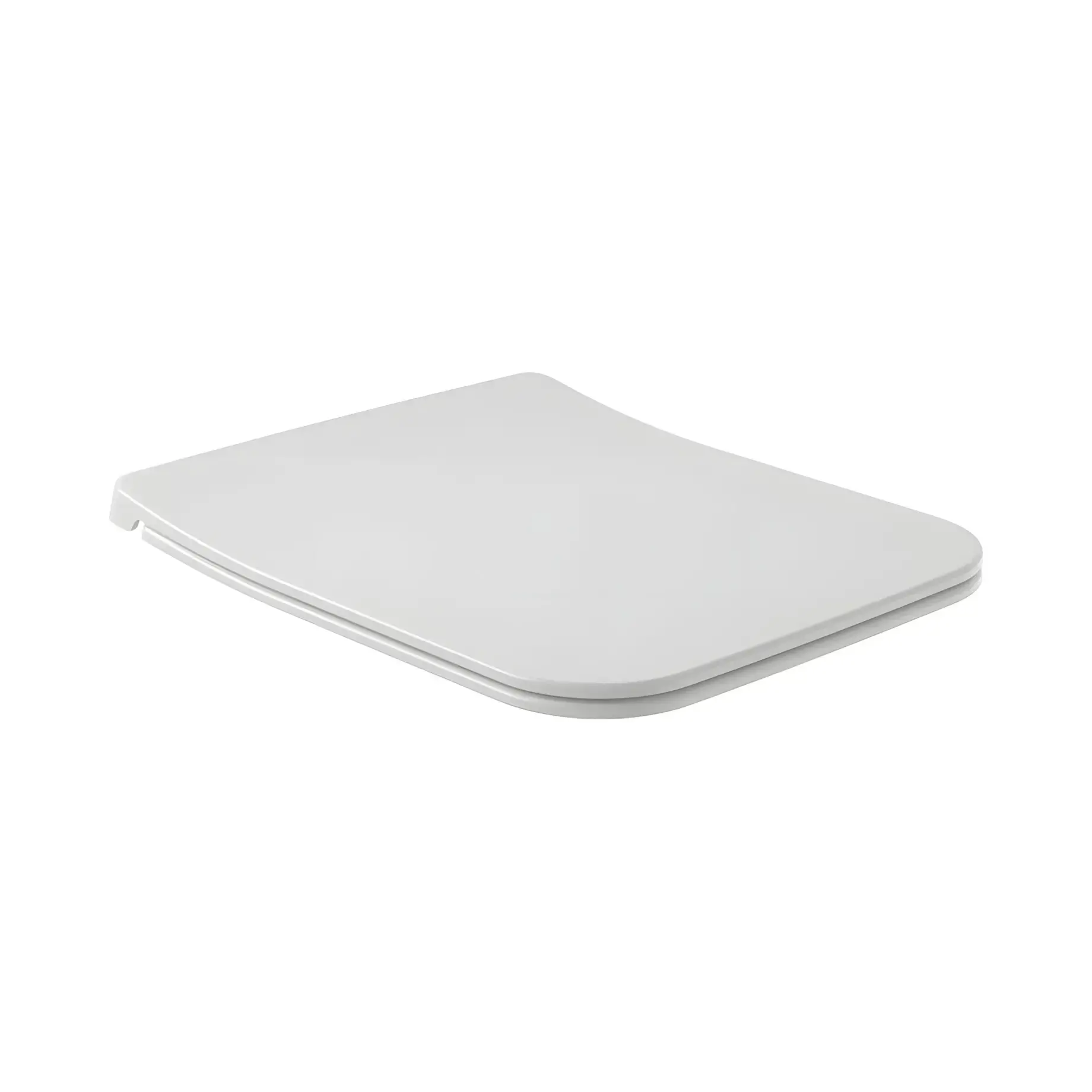 Сидіння з кришкою для унітазу (SoftClosing і QuickRelease) Venticello SlimSeat Line (сендвіч) Villeroy & Boch 9M80S101 White Alpin — вид на білому тлі