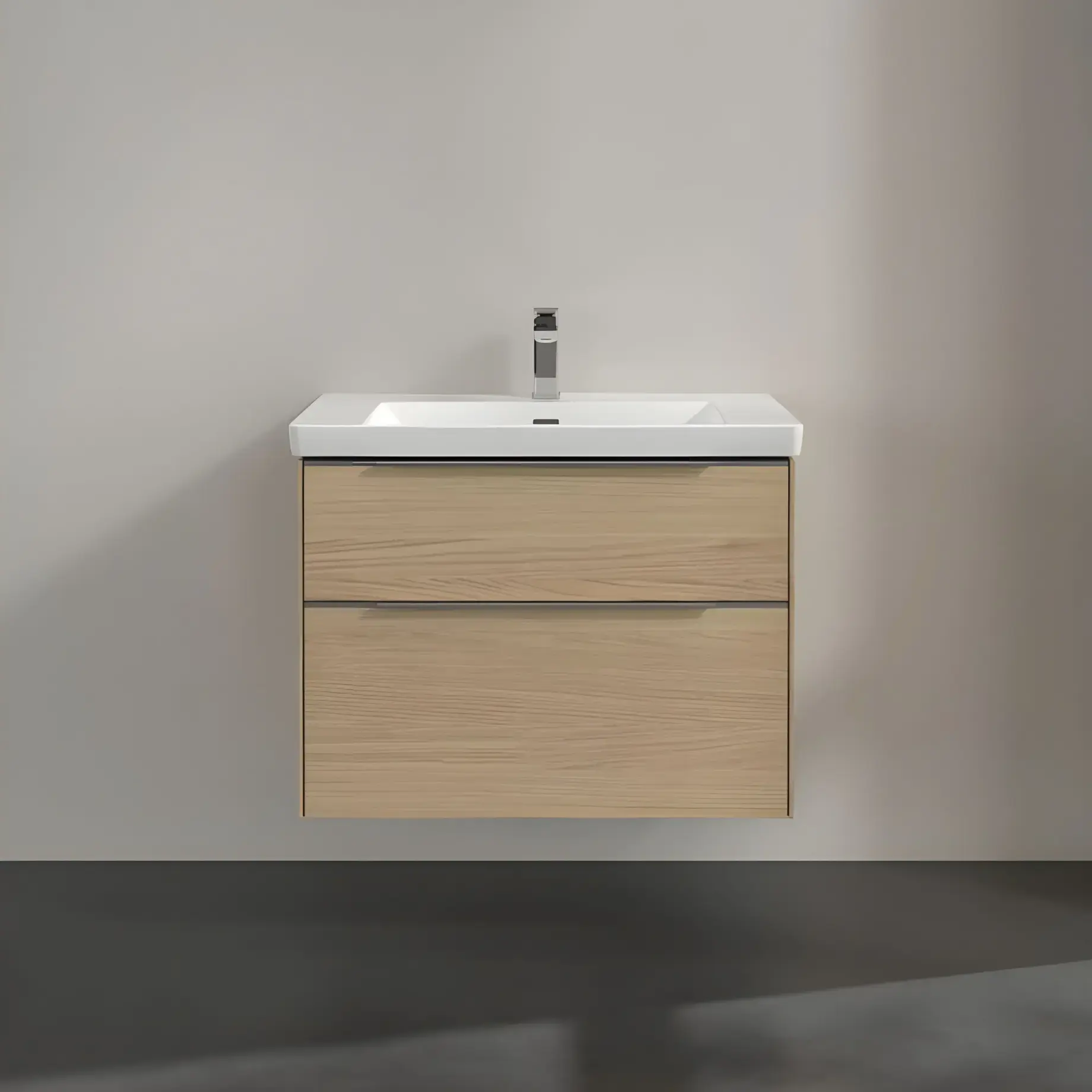 Тумба з умивальником Venticello Villeroy & Boch C57400VJ + 4A708001 — вид згори