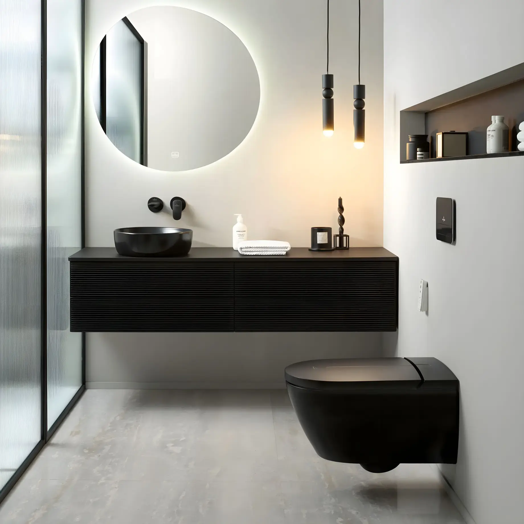 Унитаз ViClean-I 100 Villeroy & Boch V0E100R7 — боковой ракурс
