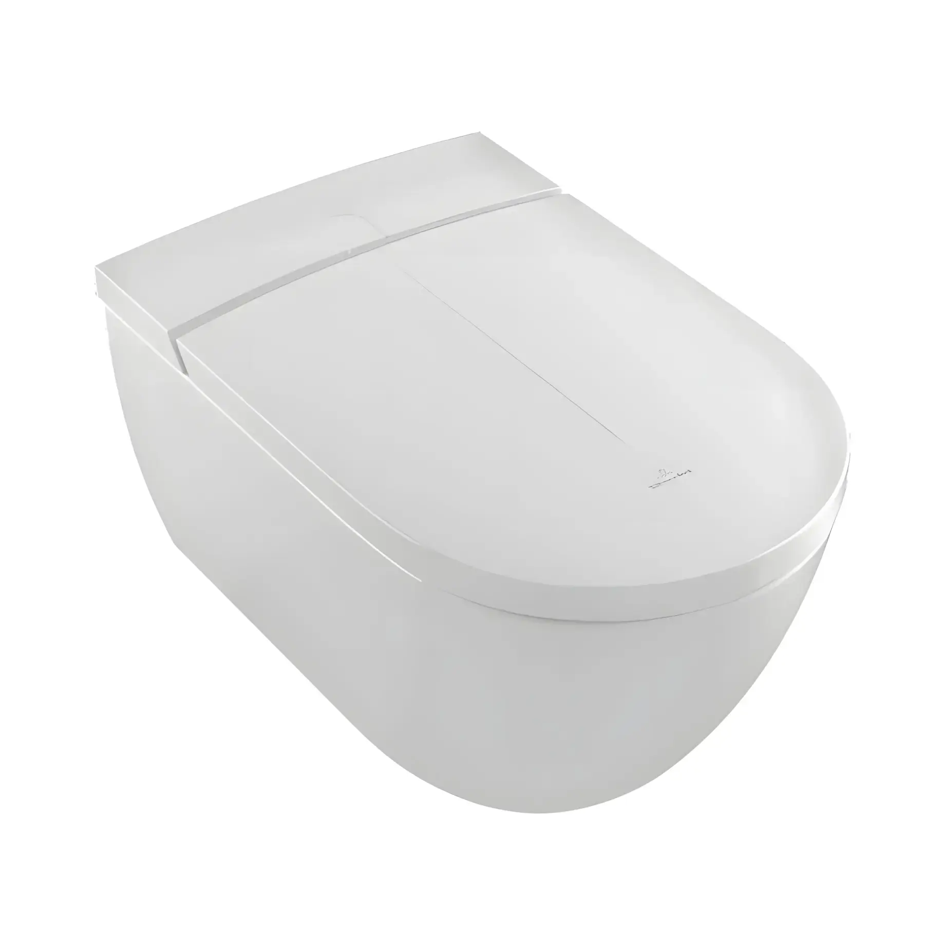 Унітаз ViClean-I 200 Villeroy & Boch V0E200R1 White Alpin CeramicPlus 38.5 x 40 x 59.5 см — вид на білому тлі