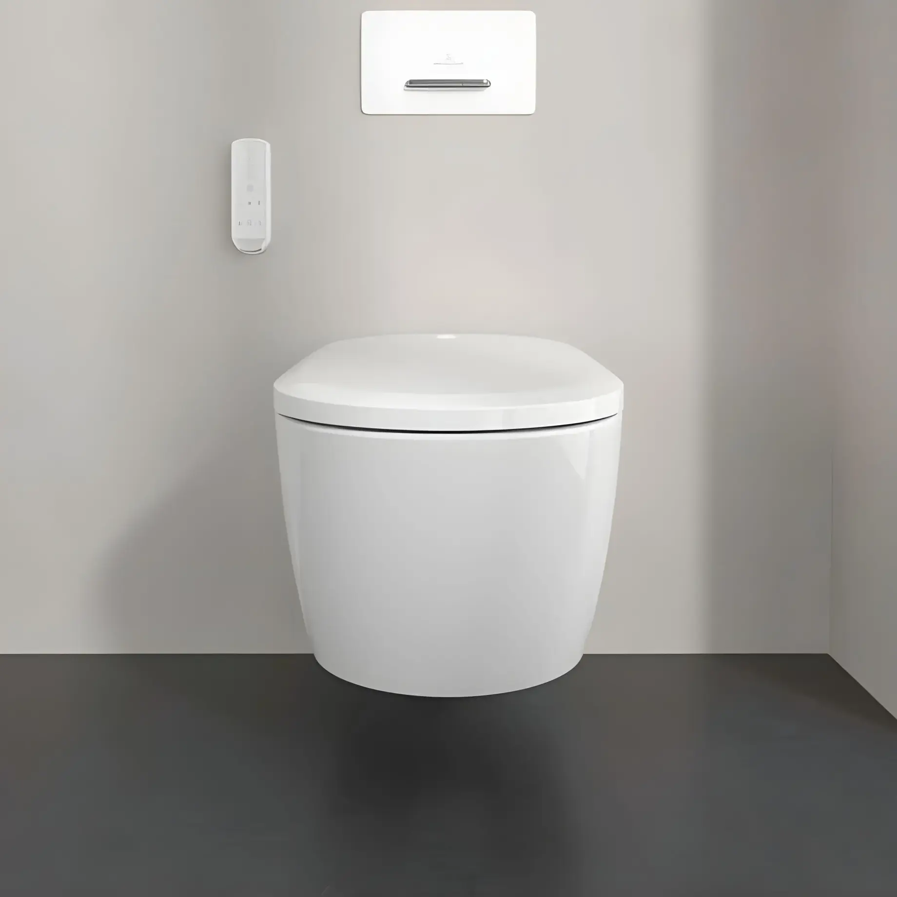 Унітаз ViClean Supreo Villeroy & Boch V16EN2R1 White Alpin CeramicPlus — вид ззаду
