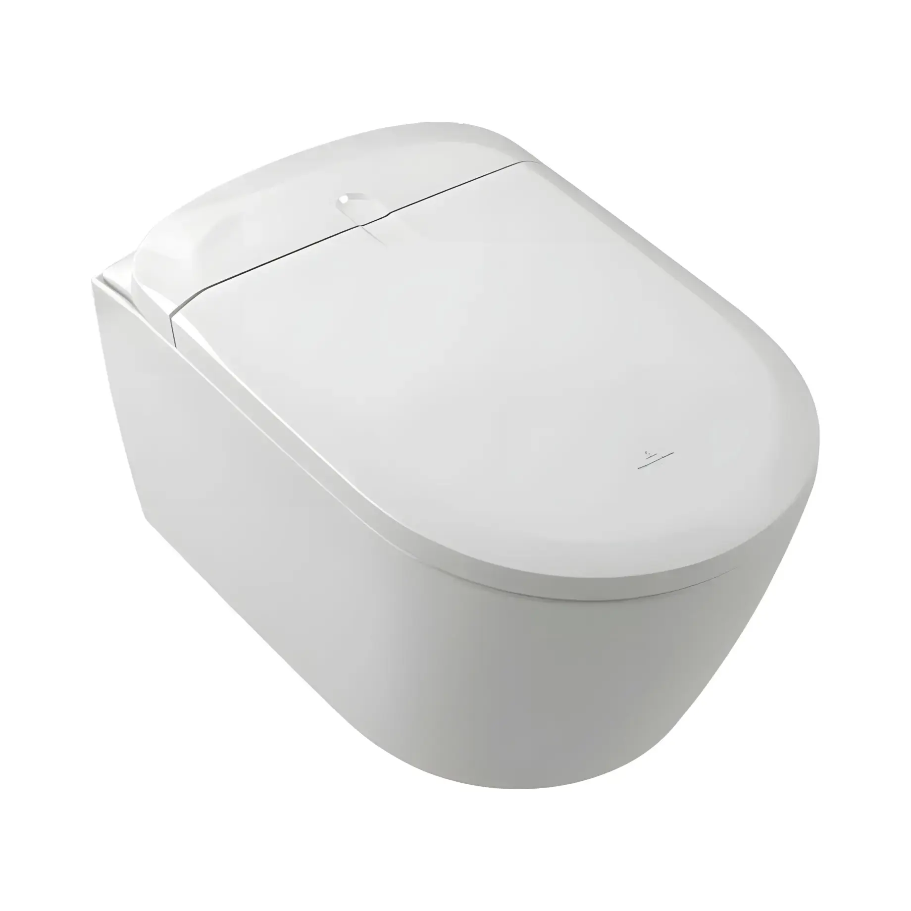 Унітаз ViClean Supreo Select Villeroy & Boch V16EN3R1 White Alpin CeramicPlus 38.4 x 42.3. x 61.2 см — вид на білому тлі