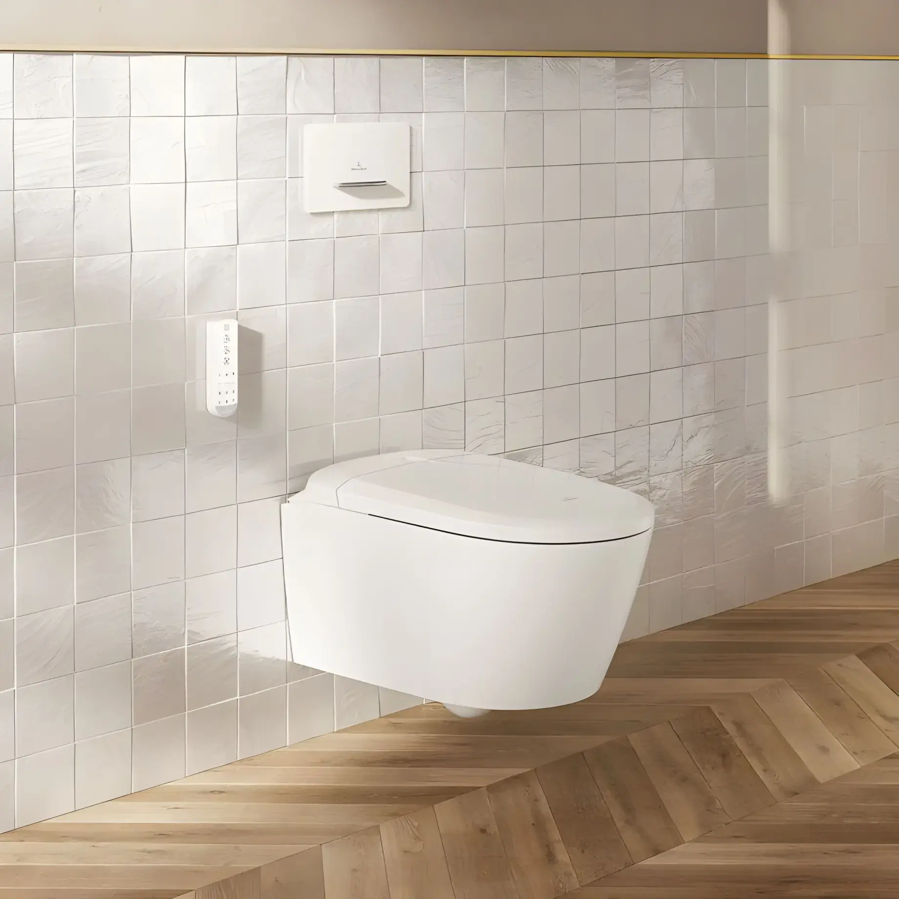 Унітаз ViClean Supreo Select Villeroy & Boch V16EN3R1 White Alpin CeramicPlus — вид спереду